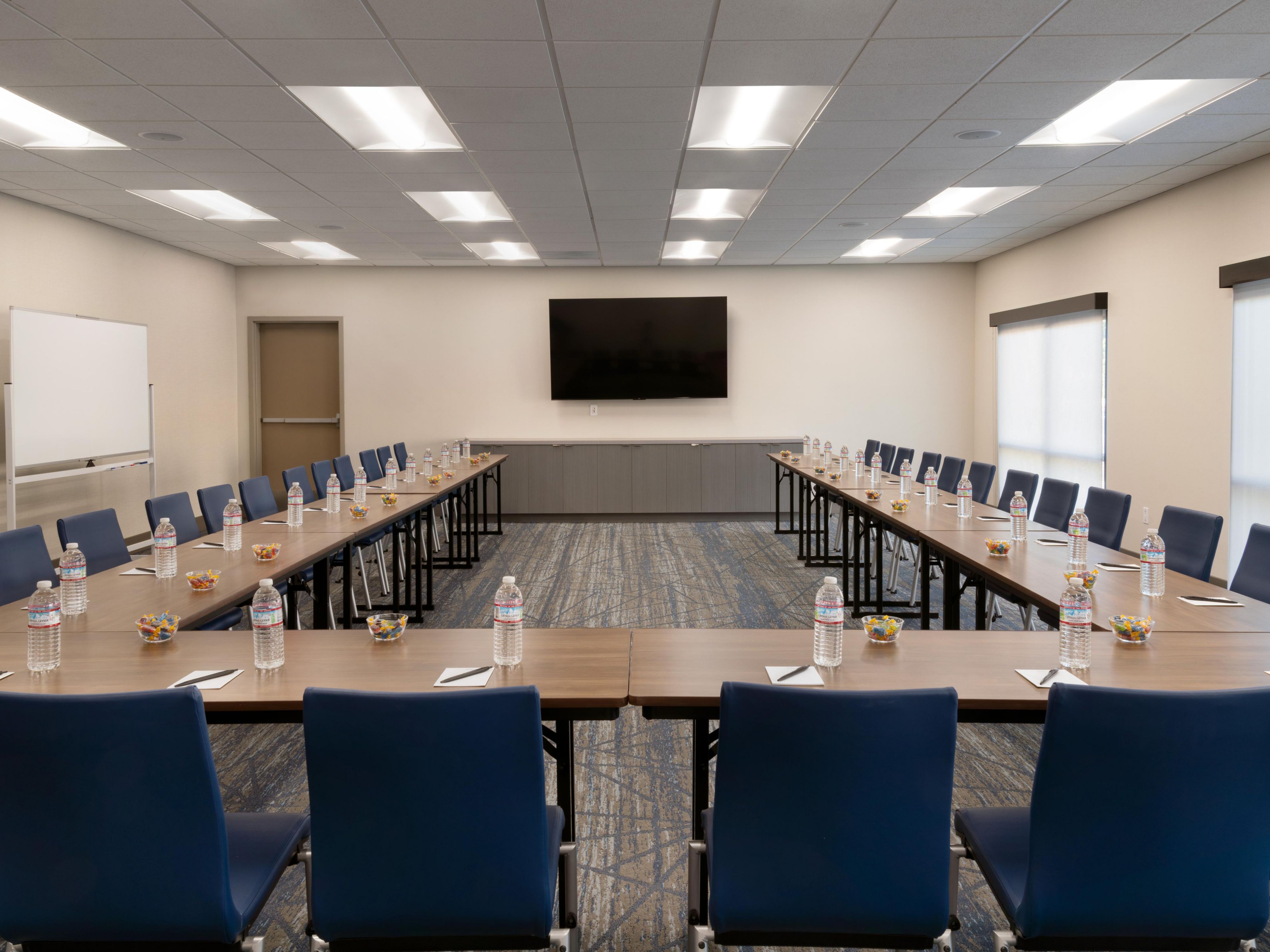 Consider utilizing our hotel's meeting space! Whether you're planning a conference, seminar, or social gathering, our versatile meeting facilities are designed to accommodate your needs.