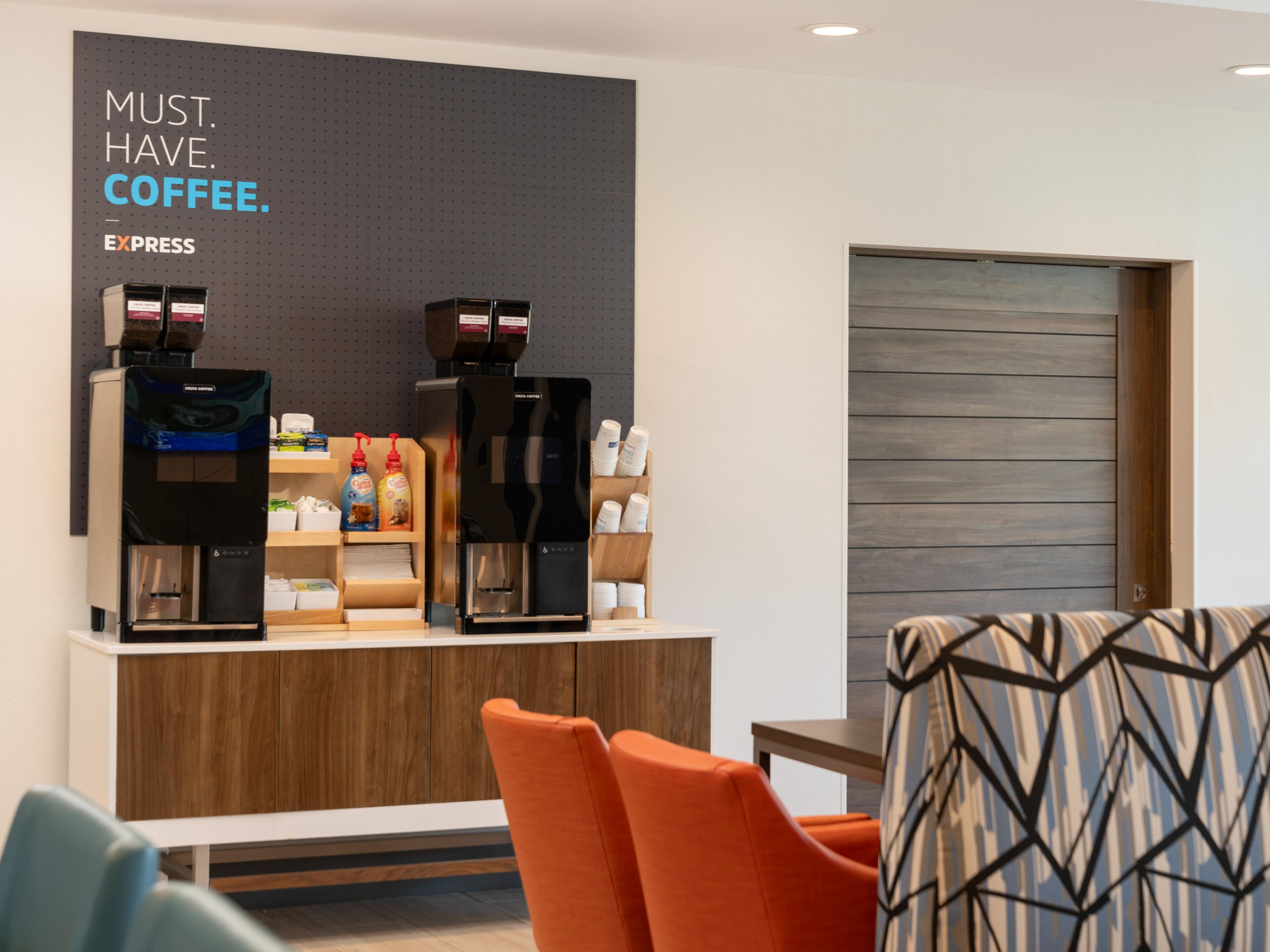 Savor the taste of freshly brewed coffee around the clock with our new bean-to-cup coffee machine, available 24/7 in the lobby! Should you desire the comfort of brewing in your room, simply request an in-room brewer from our front desk. Elevate your stay with us and relish every sip of our exceptional coffee!