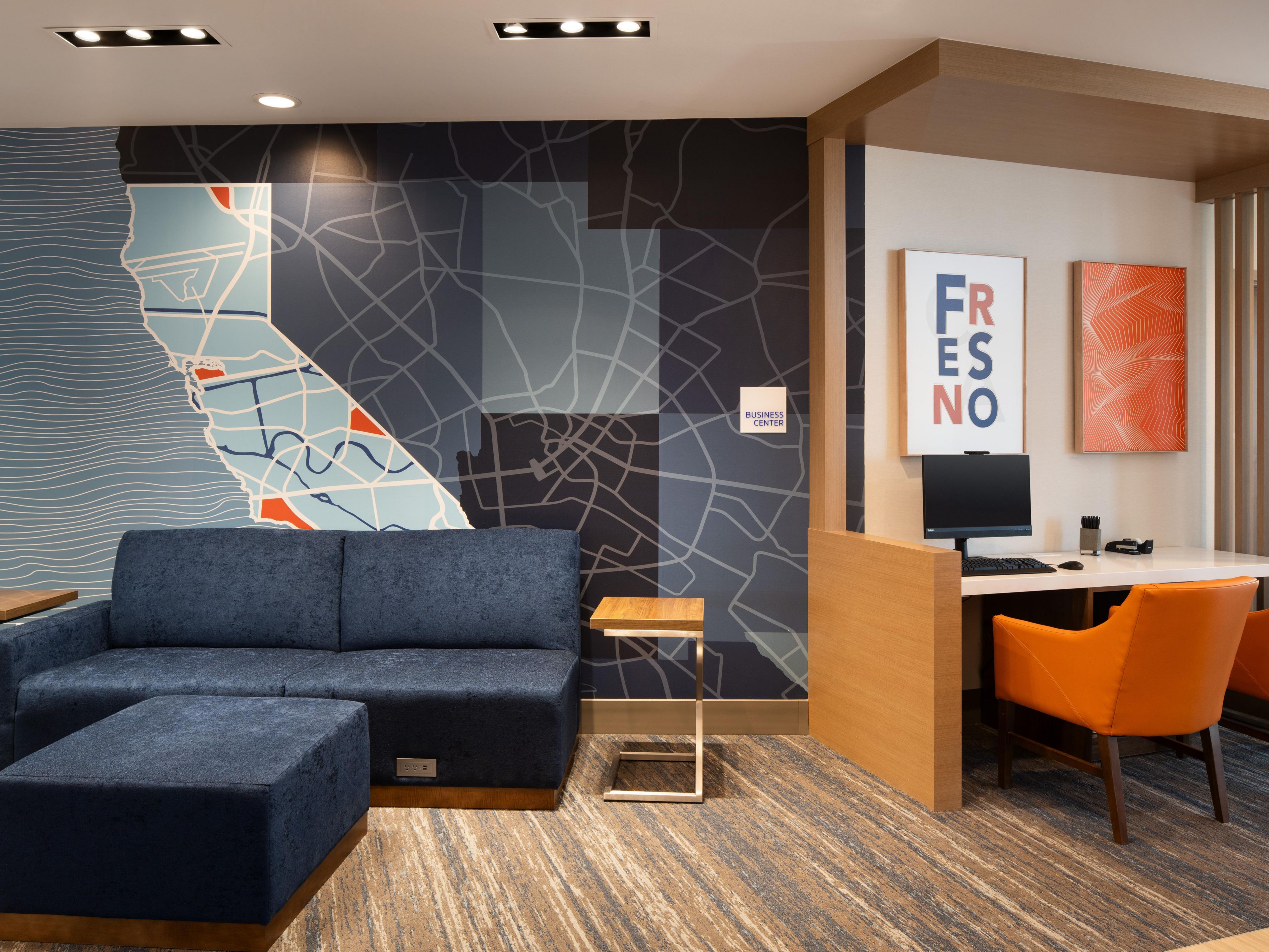 Our Business Center is equipped with all the essentials to help you meet your professional needs while on the road. Enjoy complimentary high-speed internet access, computer workstations, printing facilities, and fax services, all conveniently available to you 24/7.