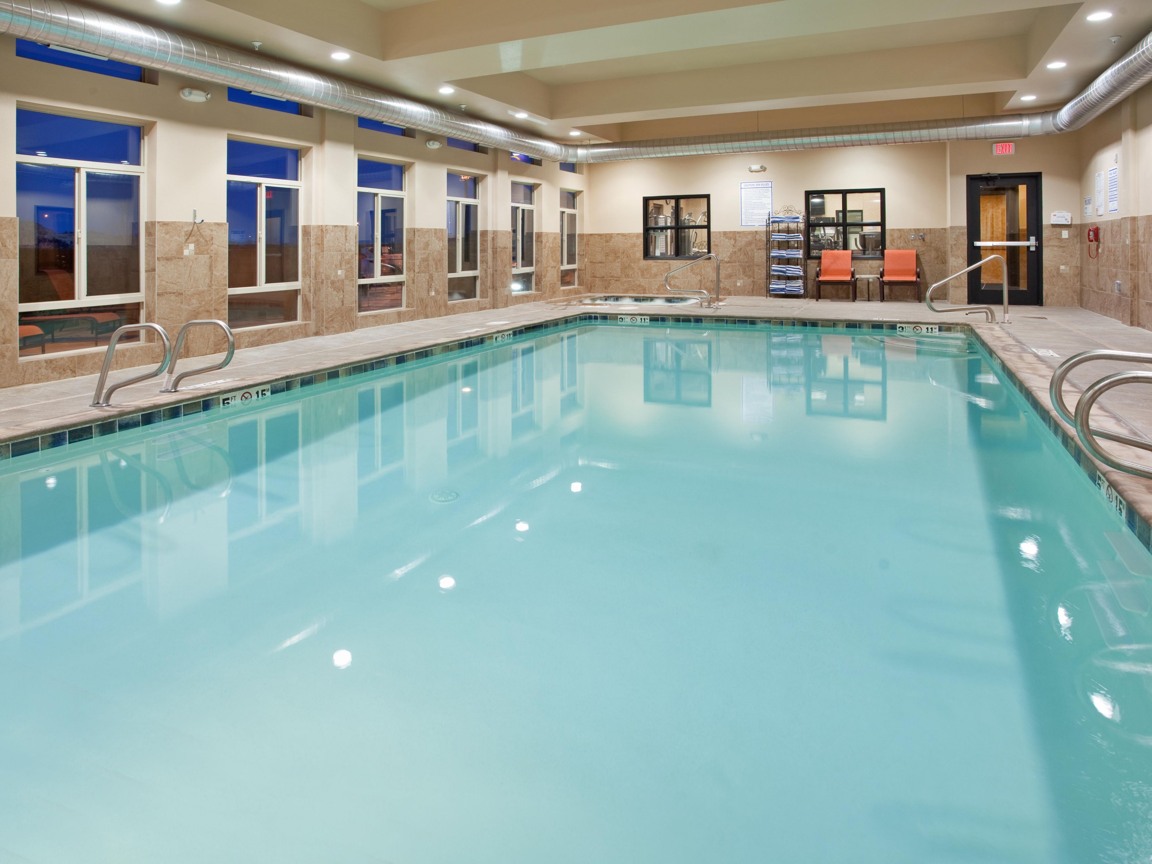 Indoor Swimming Pool and Spa Area