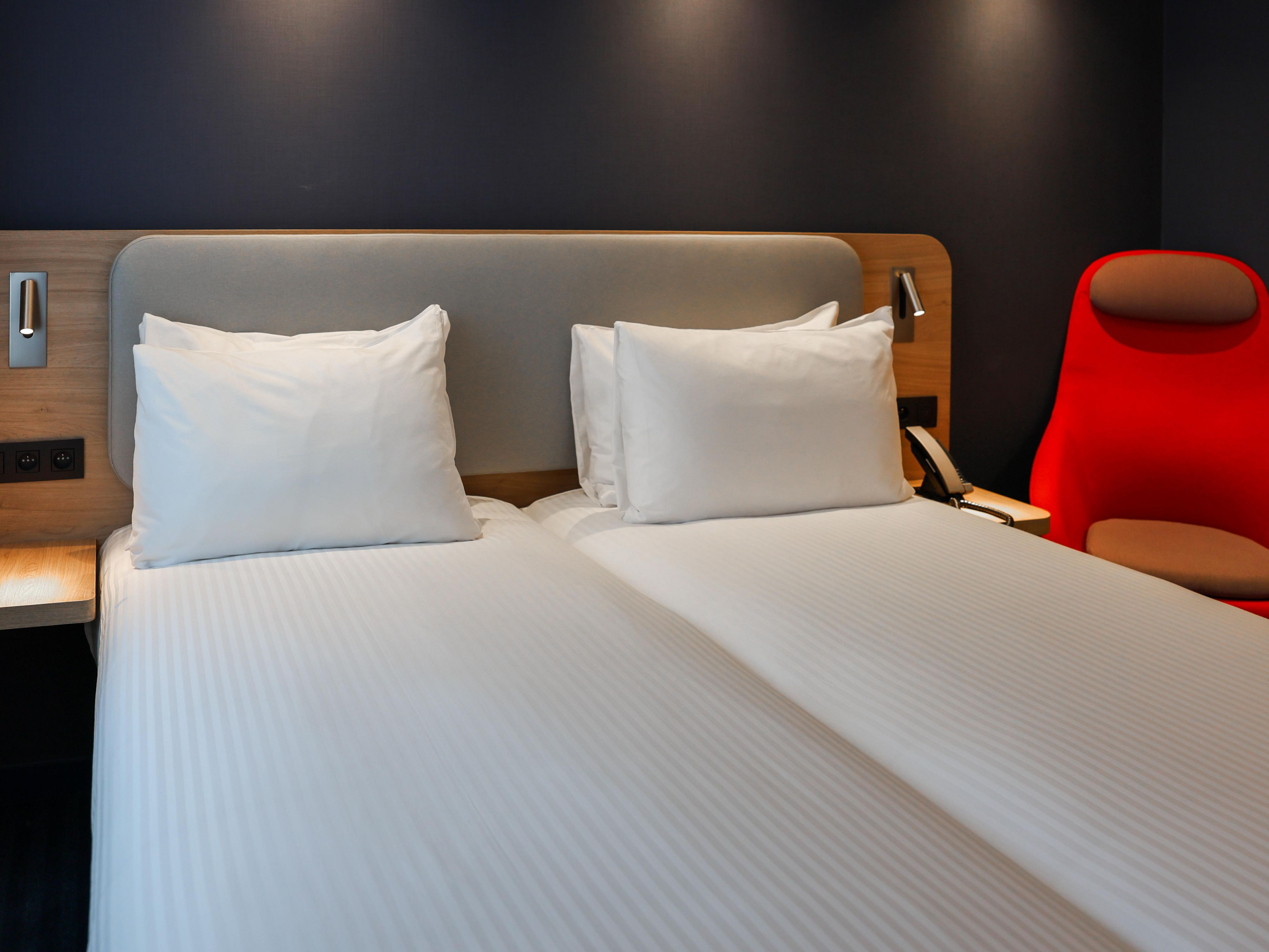 two single standard - twin beds