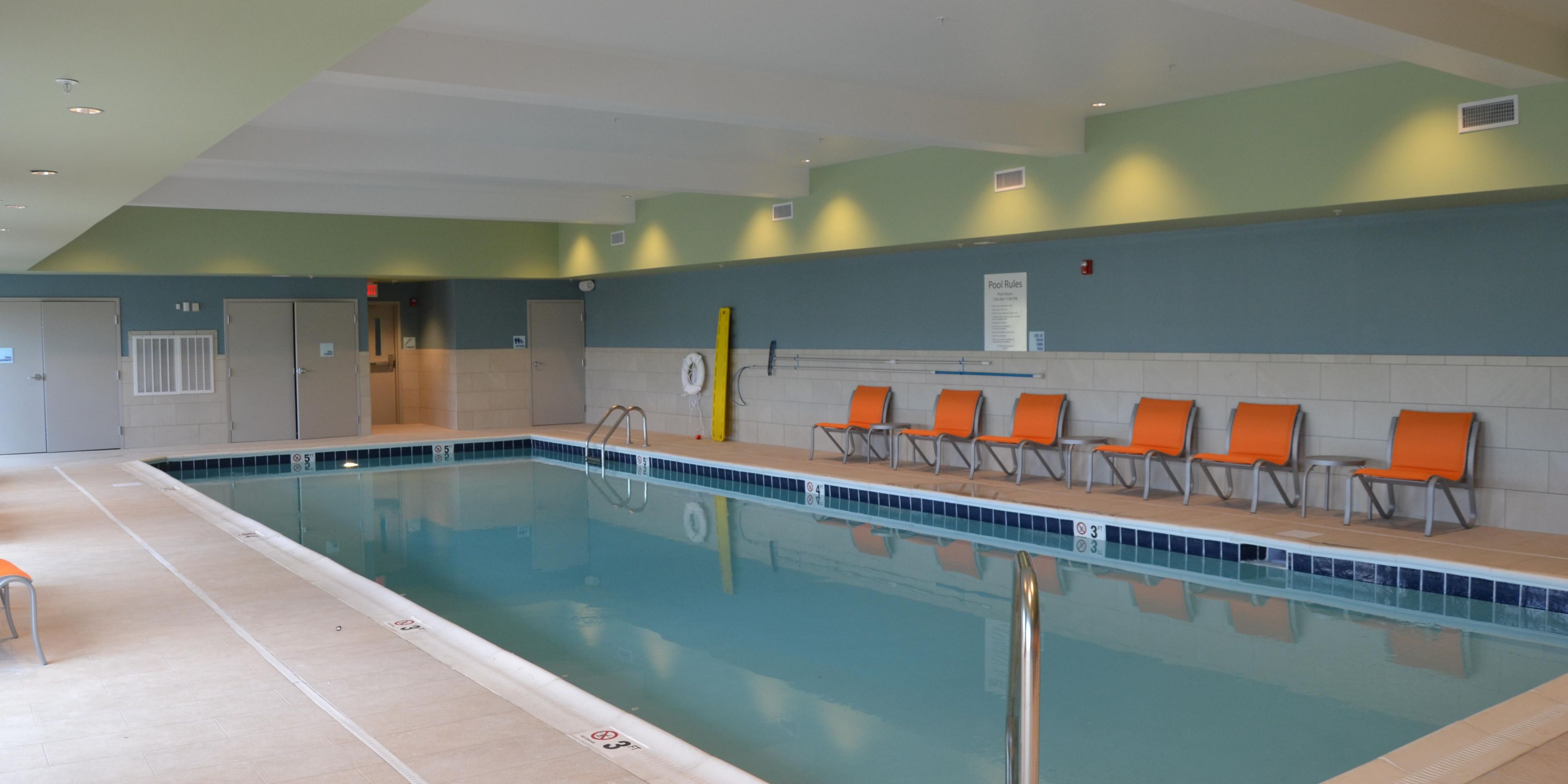 Take a dip in our indoor swimming pool, which is open for your enjoyment from 8am to 10pm daily. 