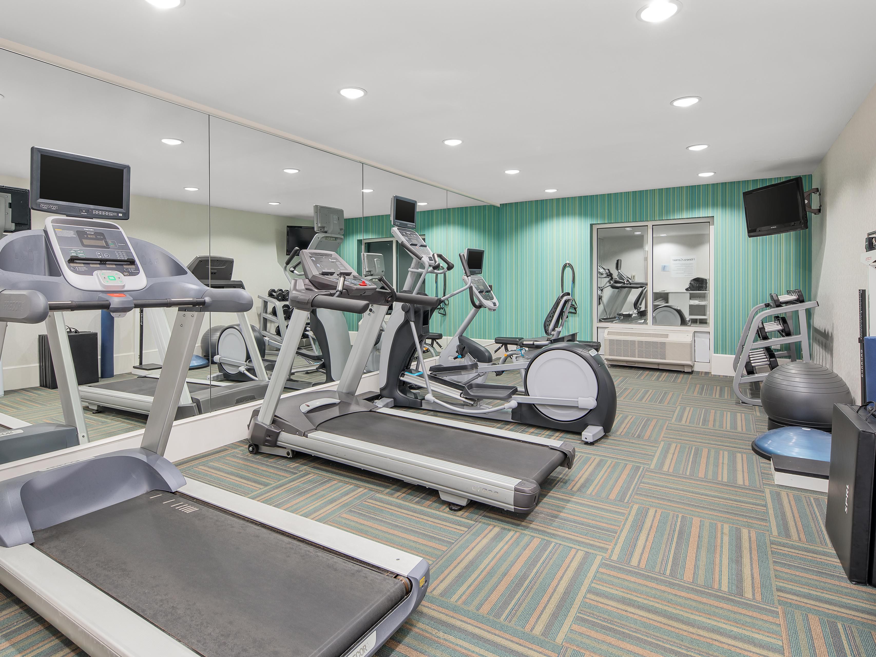 Enjoy essential amenities designed for comfort and convenience. Start each day with our Express Start® Breakfast buffet, stay active in our 24-hour Fitness Center, and take a dip in our heated indoor pool. Easily explore Greenville with our local shuttle service and take advantage of meeting spaces, free parking, and free Wi-Fi.