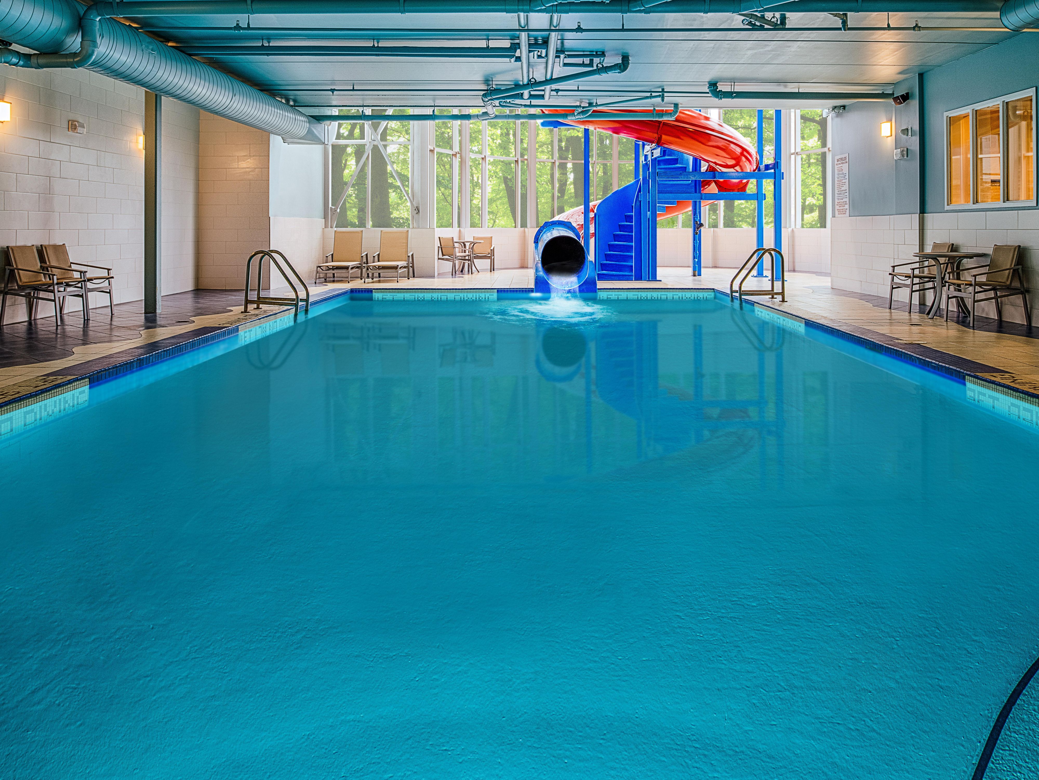 Relax for a dip in our pool or soothe your muscles in the hot tub