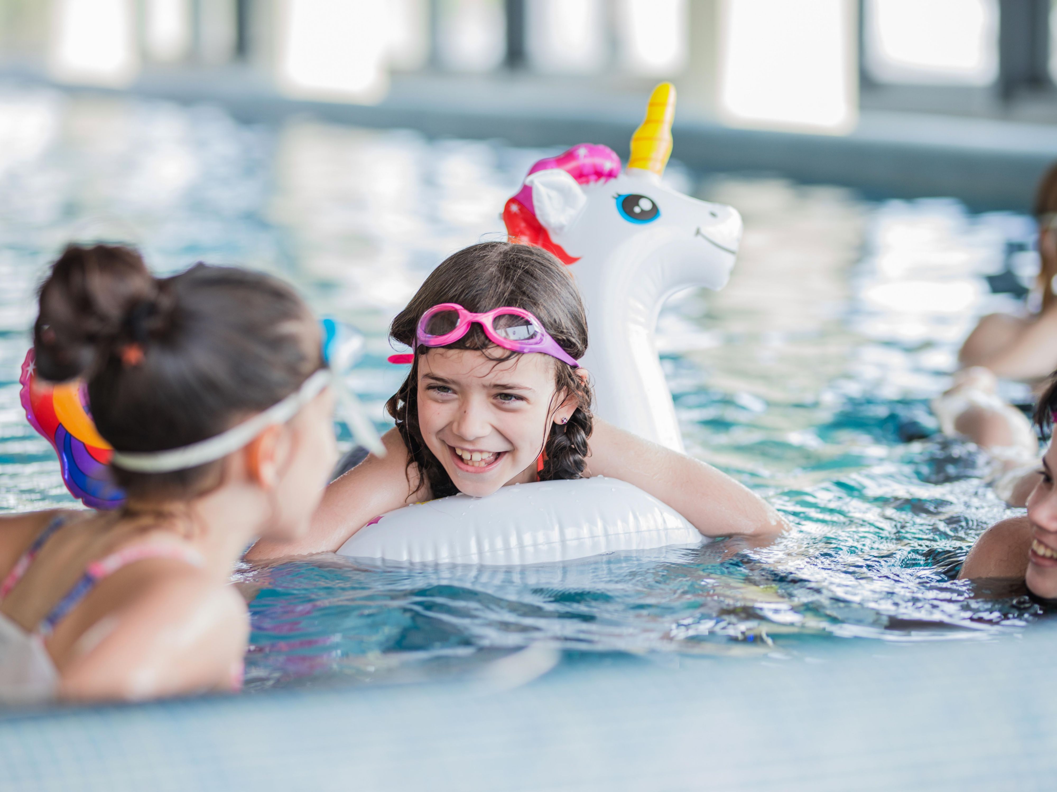Jump into our indoor pool