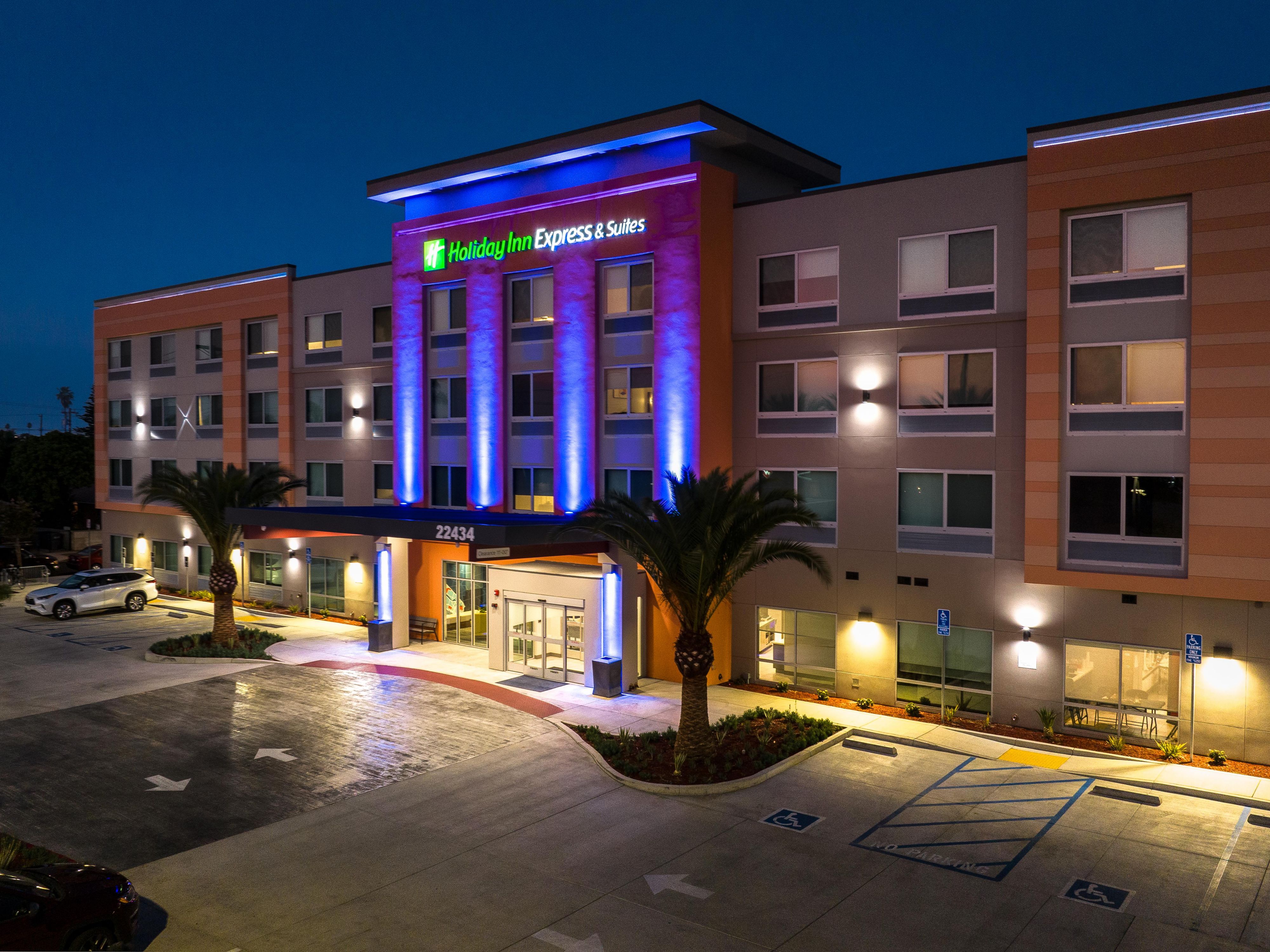 Hotel Exterior at Night