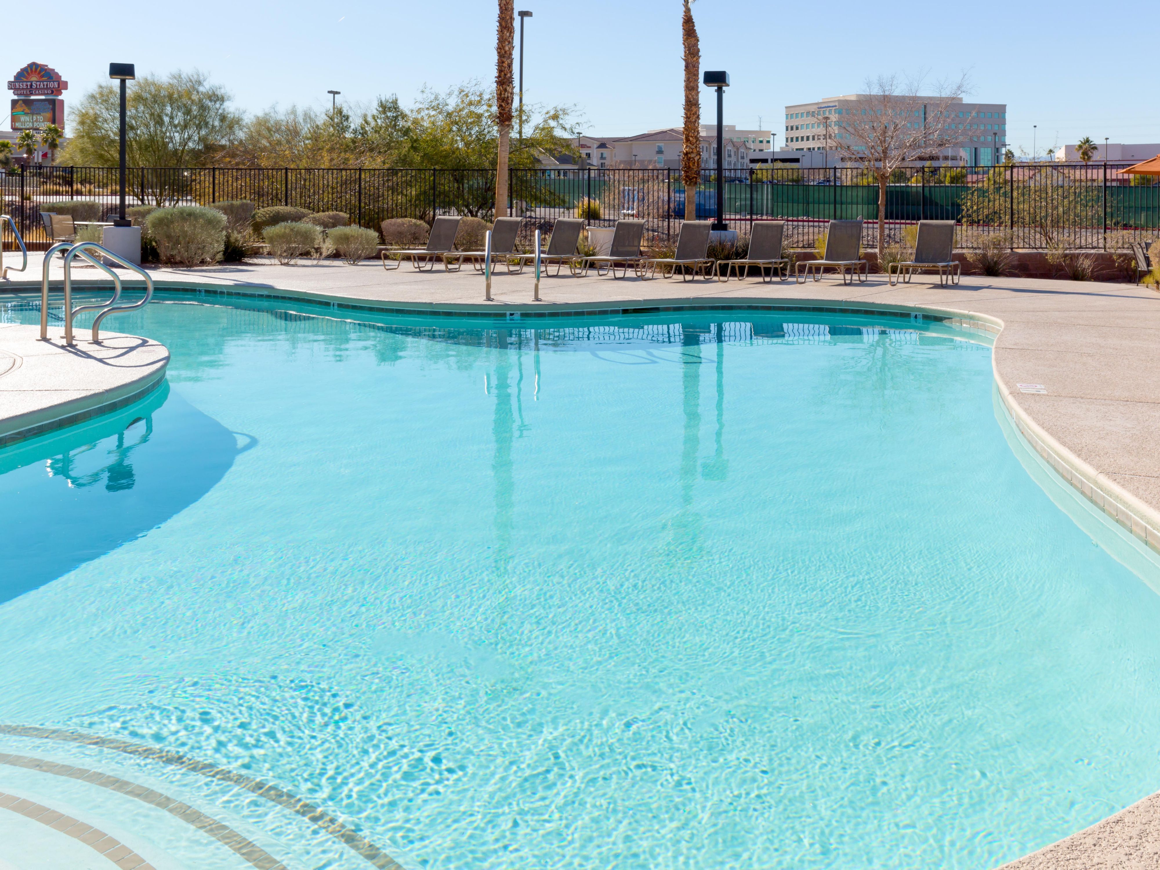 Escape the Vegas heat in our relaxing outdoor pool