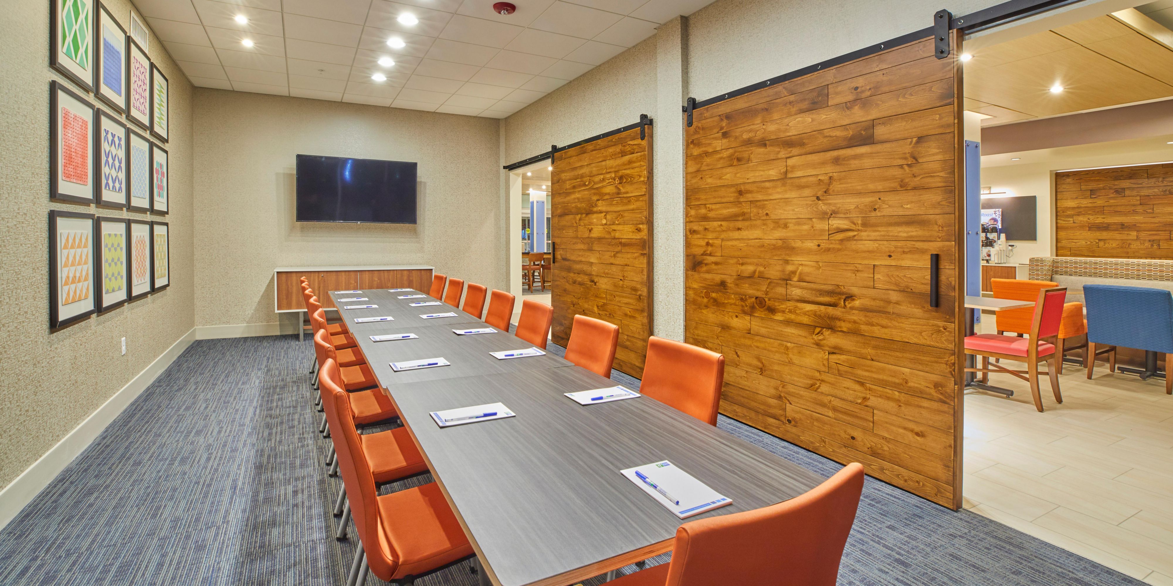 Our 345 sq ft Hat Rock Meeting Room is an ideal choice for your next business event or get-together.
