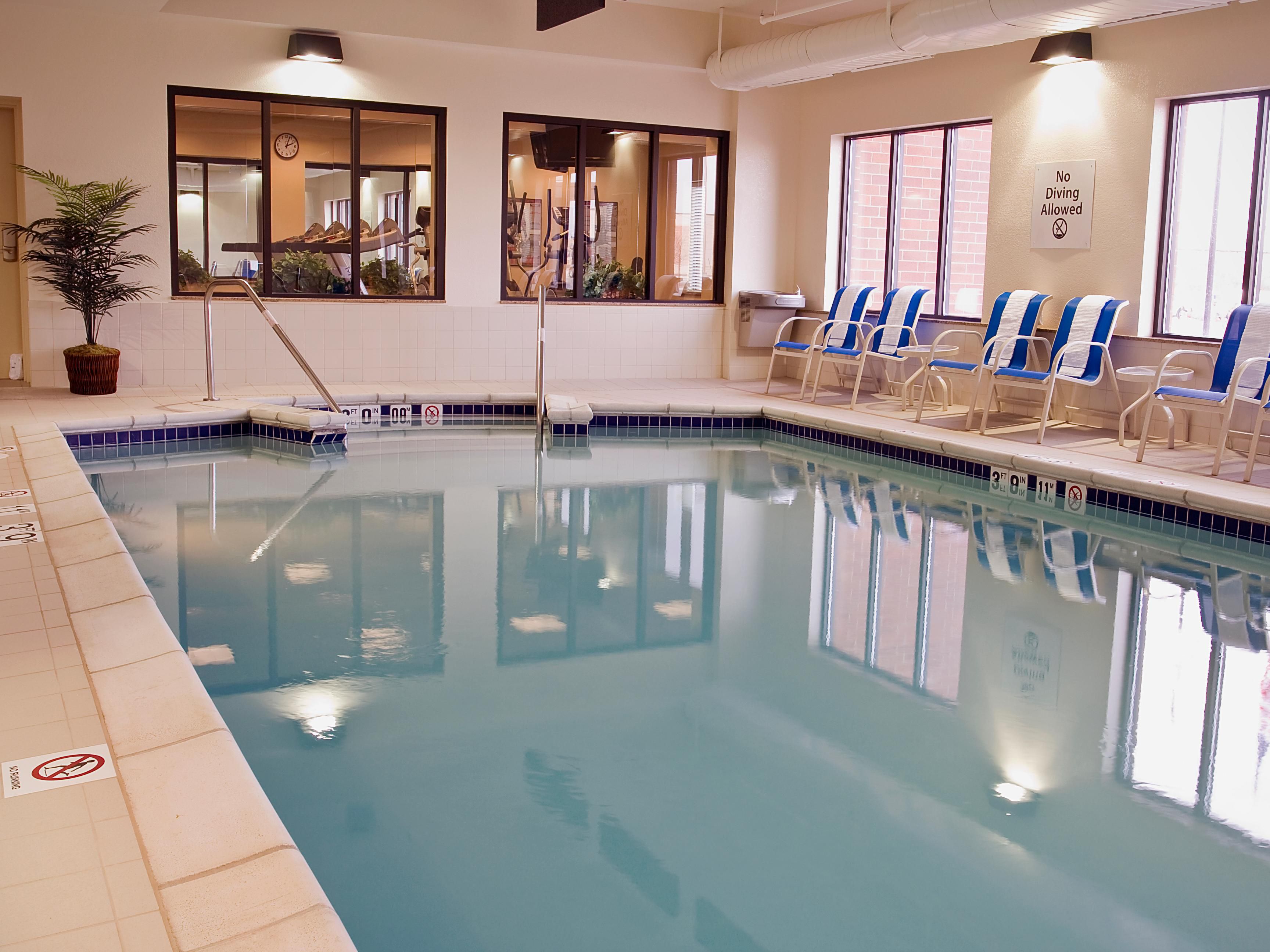 Take a dip and unwind in our heated indoor swimming pool.