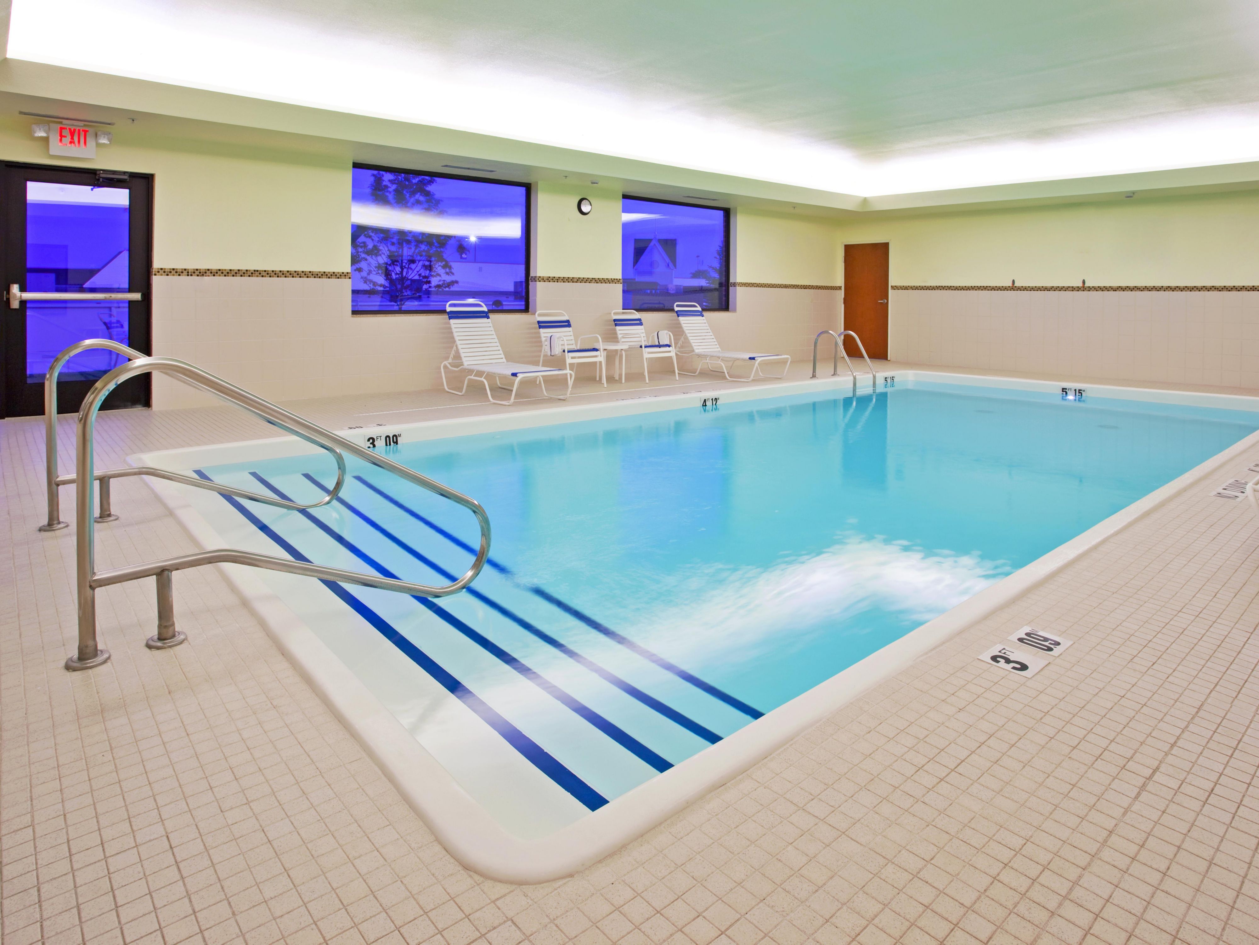 Relax and enjoy time at the indoor heated pool