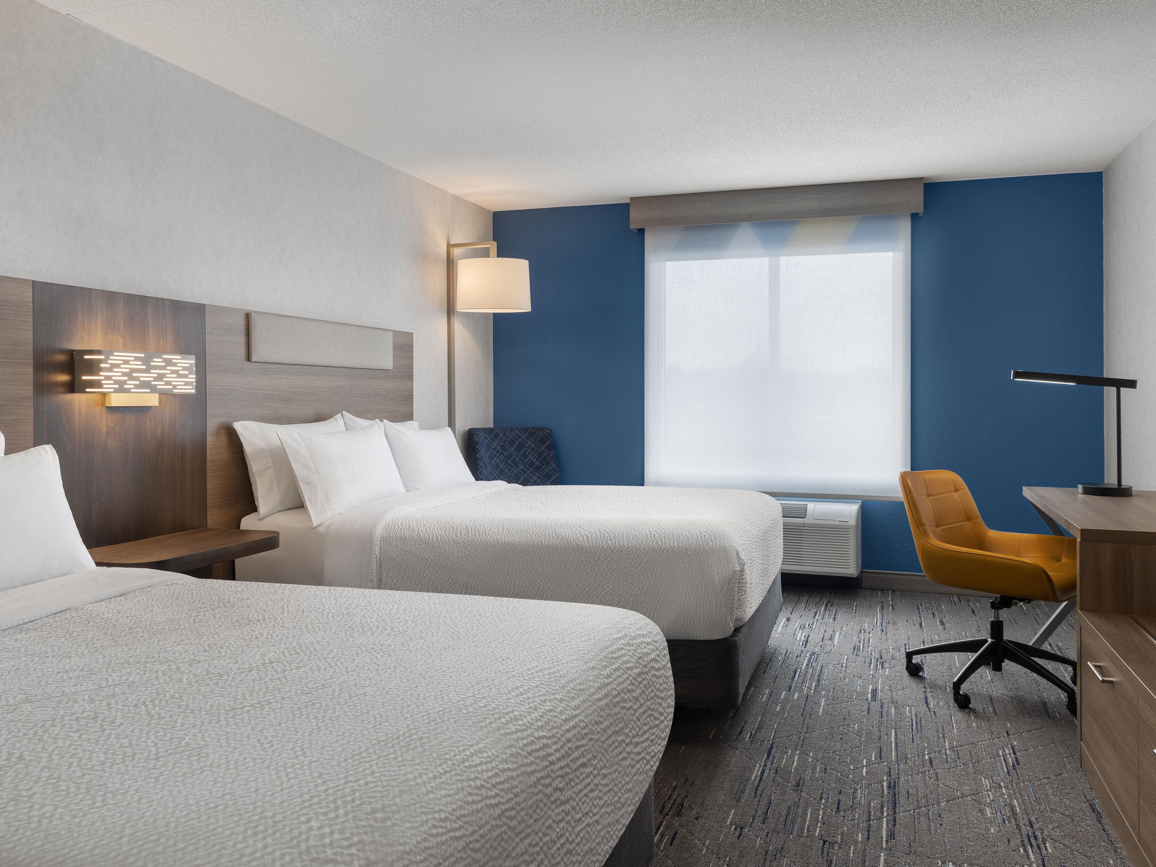 Guest room with two queen beds