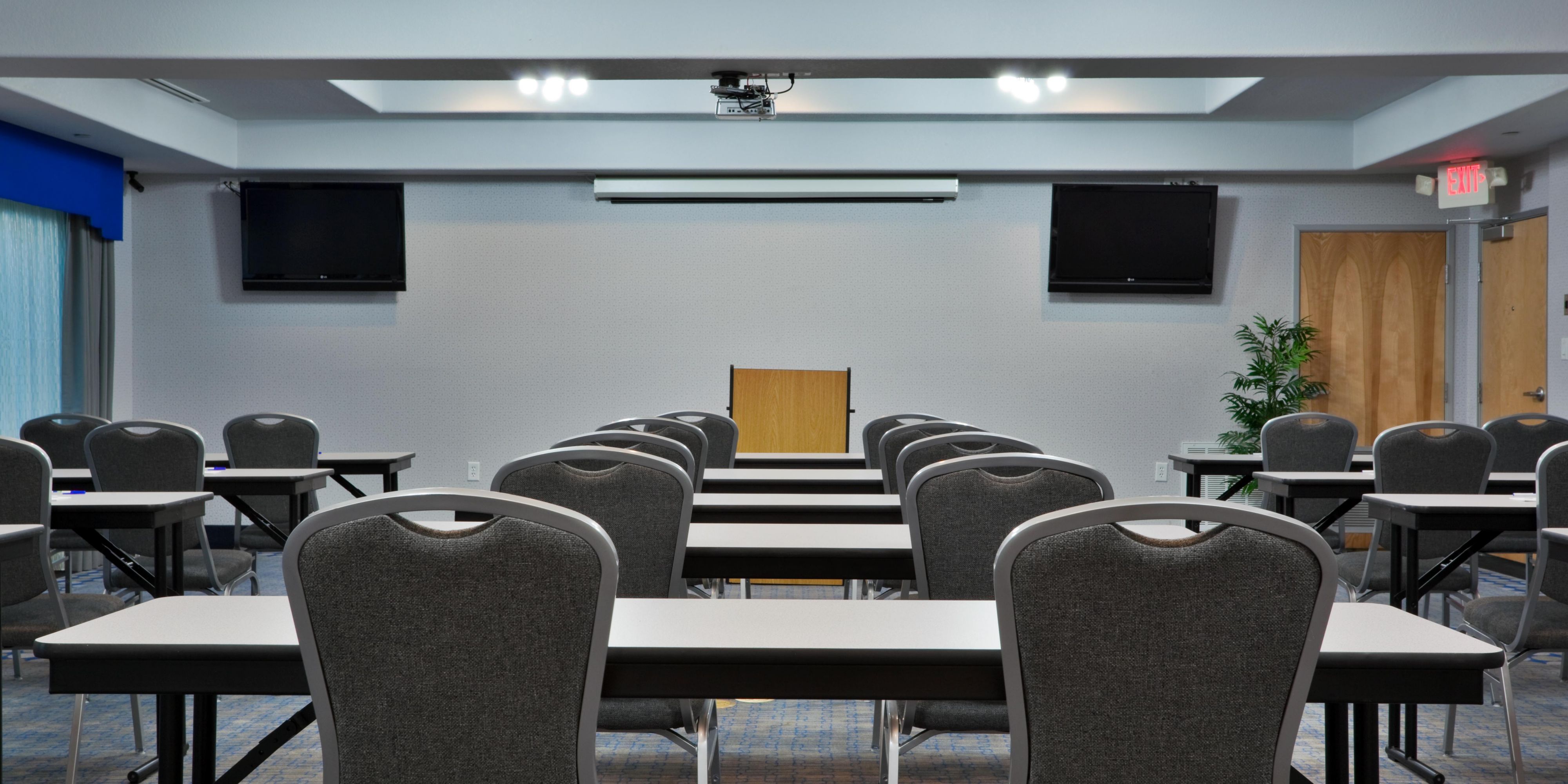 Meet with Confidence! Our Meeting Space is the perfect accommodation for your upcoming Meeting/Training. Contact our Sales Manager for more details. 