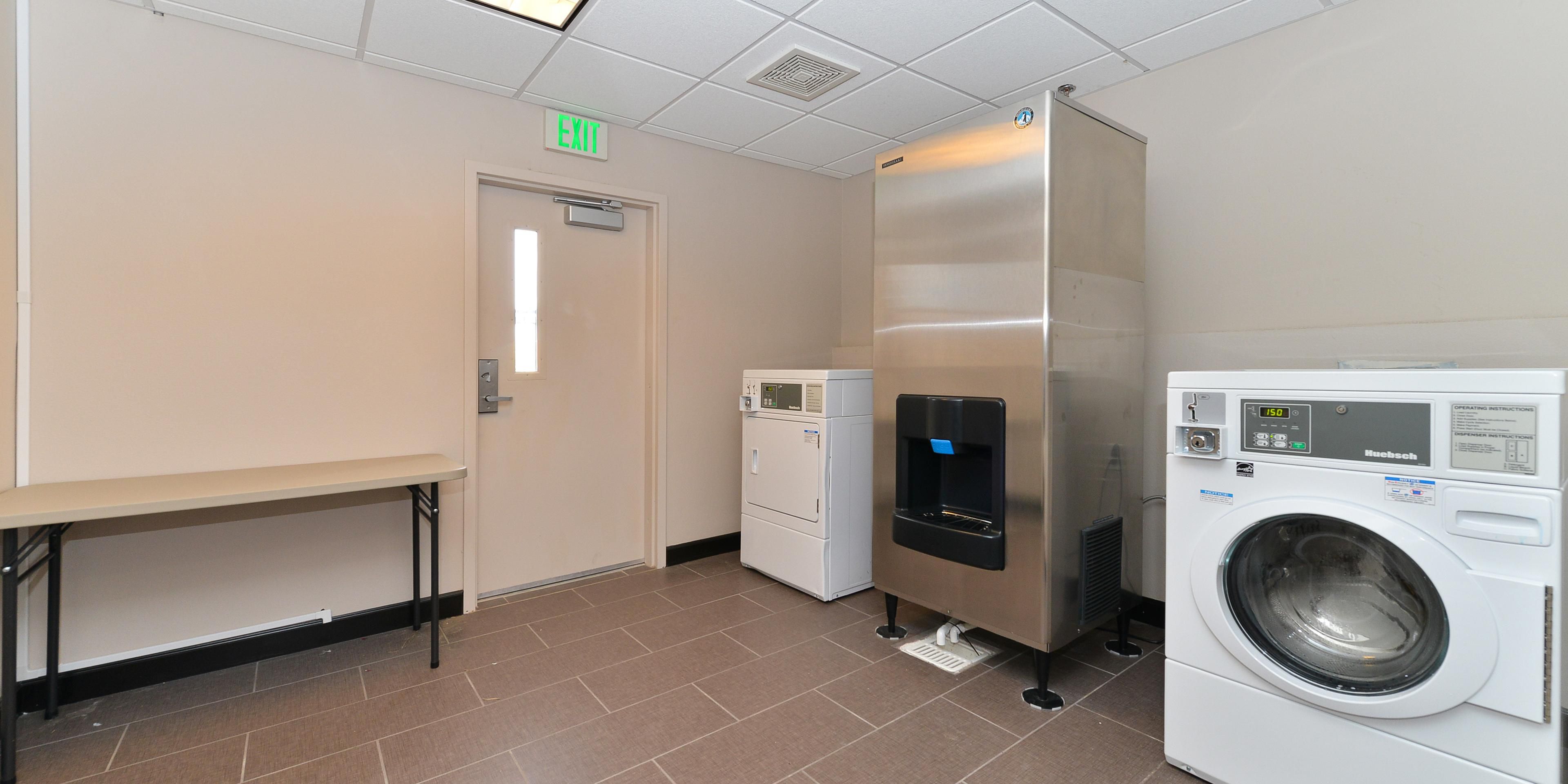 The Holiday Inn Express and Suites Indio offers self-service, coin operated, guest laundry.
