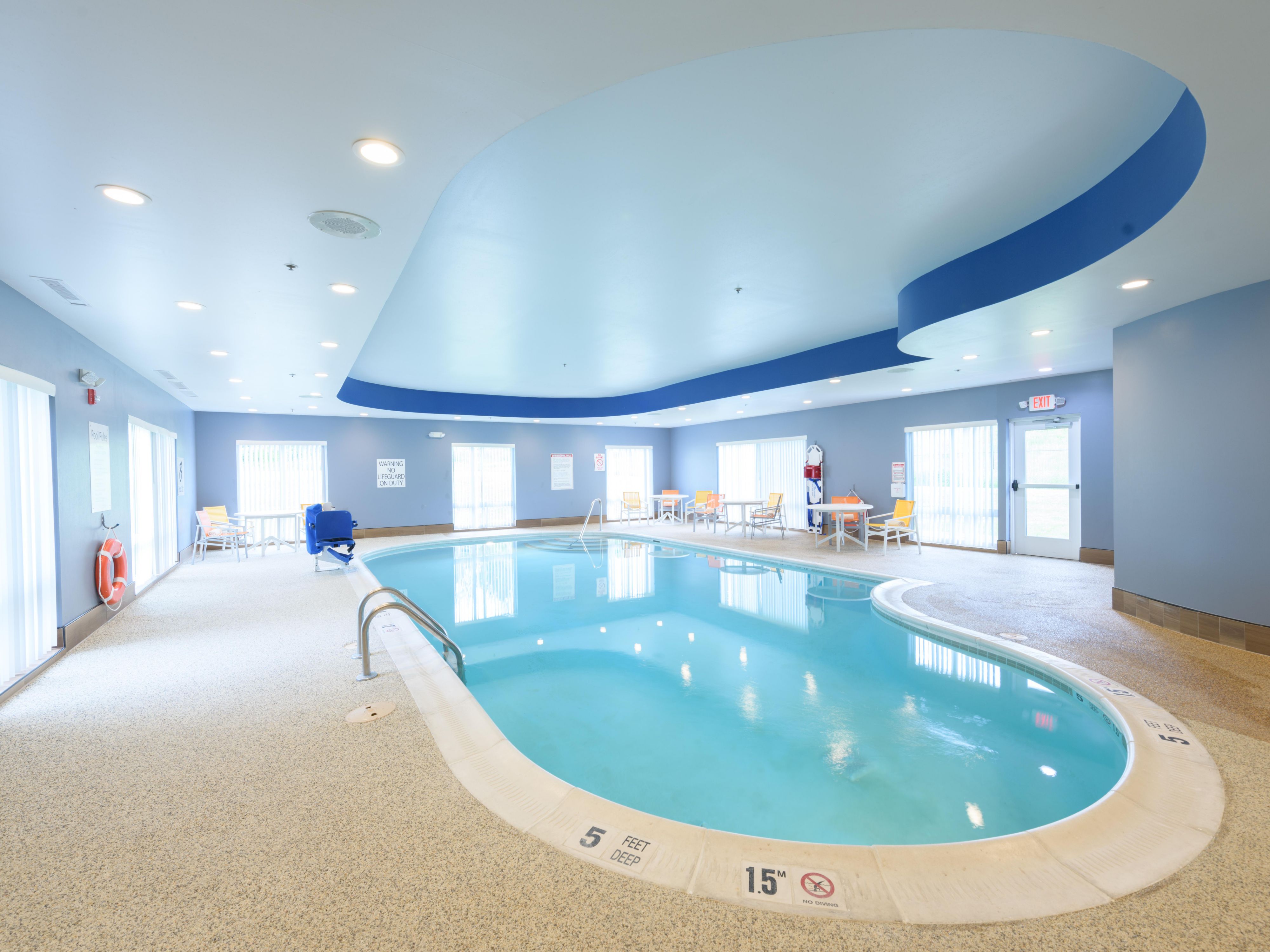 Relaxing First Floor Salt Water Pool
