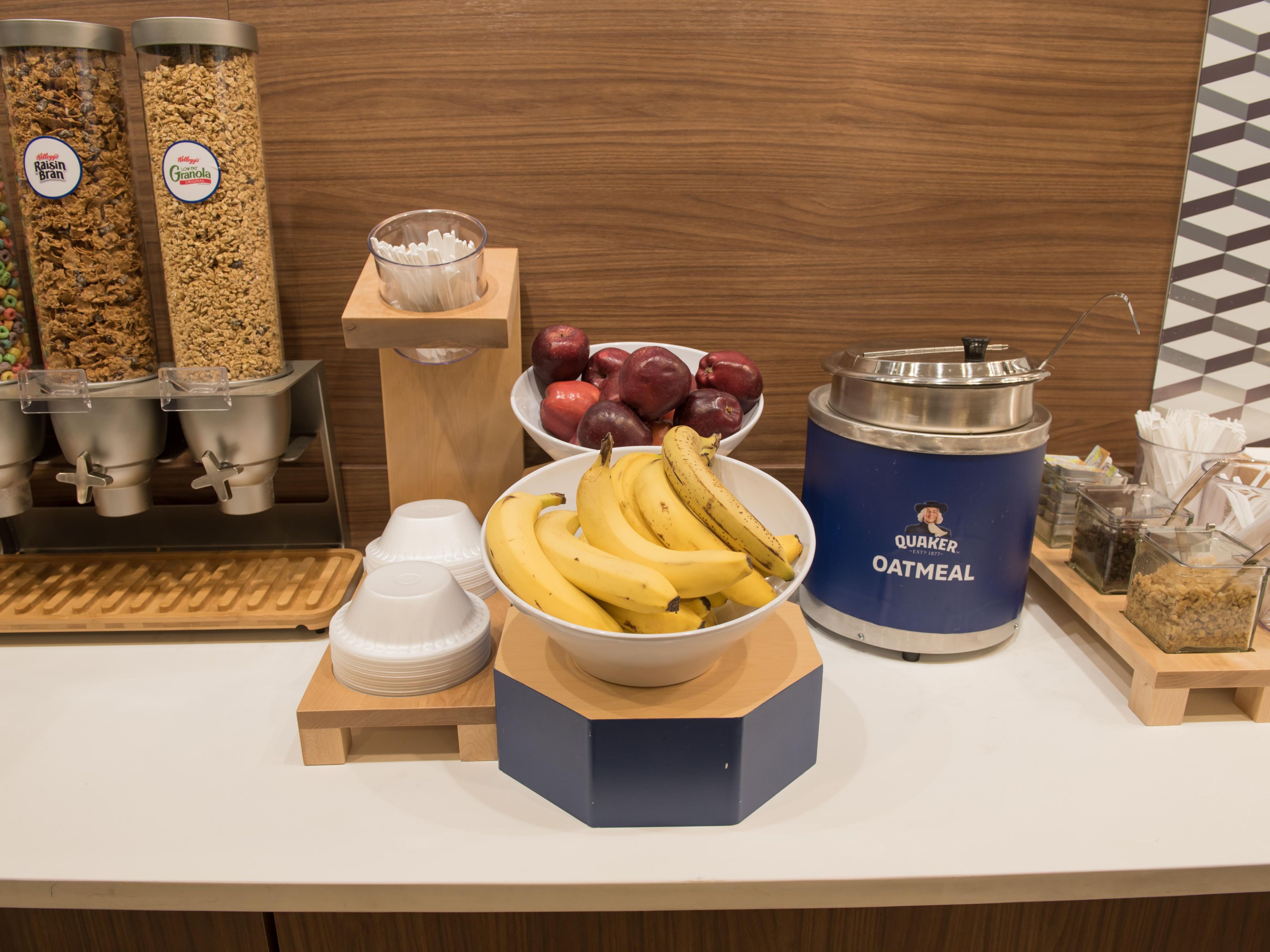 Enjoy our complimentary breakfast each morning of your stay.

