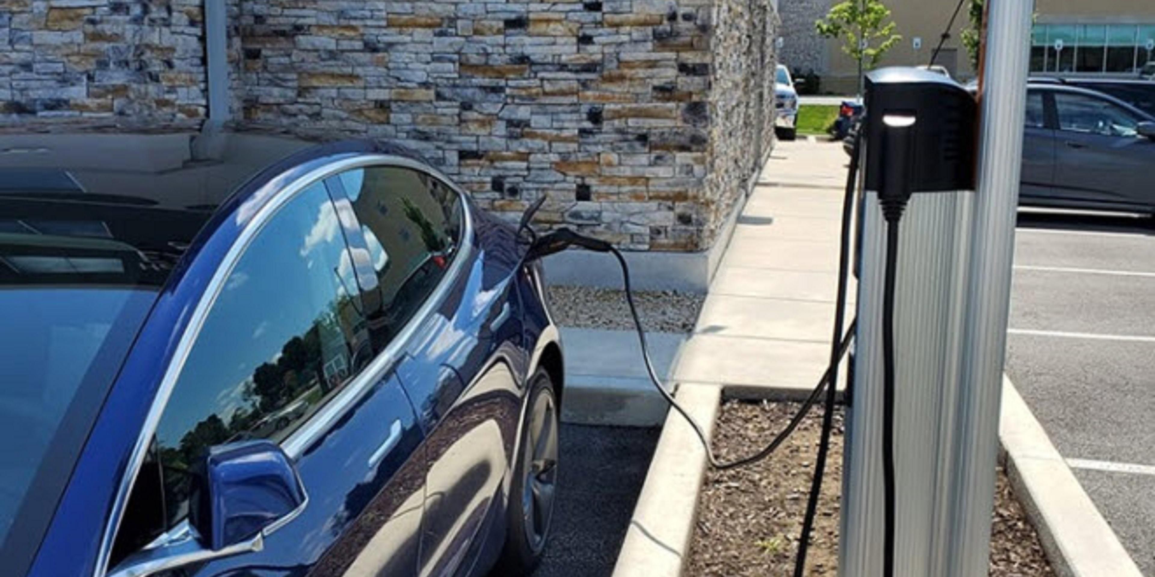 Have an electric car that needs a charge? No Problem! We have you covered. Stop in, plug in, and recharge, both your car and you! Two chargers available and they utilize the ChargePoint app.  
