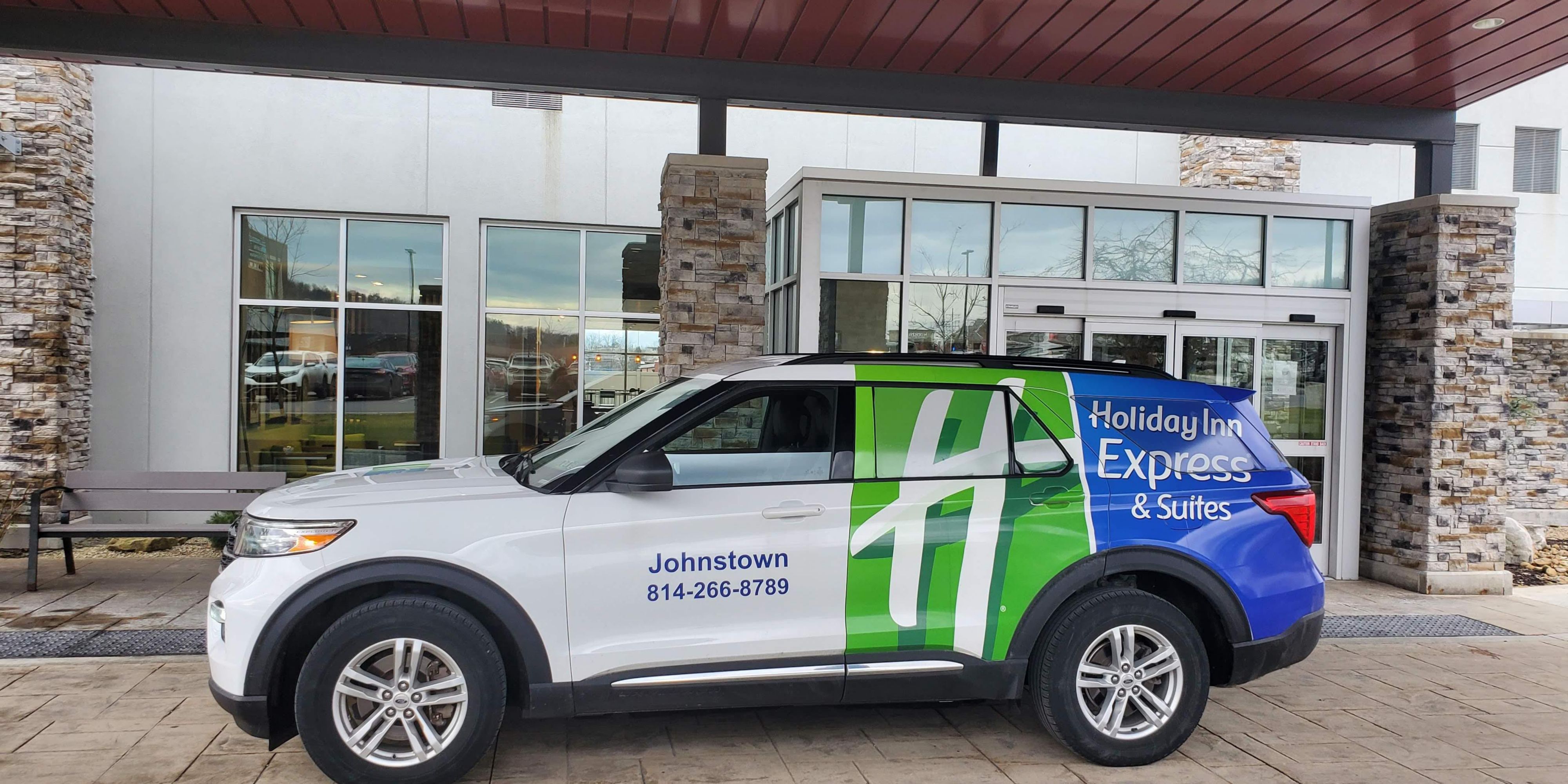 Taking advantage of the convenient SkyWest via United flights?  Enjoy a layover in Johnstown while staying a few nights with us! Give us a call today to make your reservation, and we'll pick you up in our complimentary airport shuttle.  Available upon request by calling the hotel at 814-266-8789.  