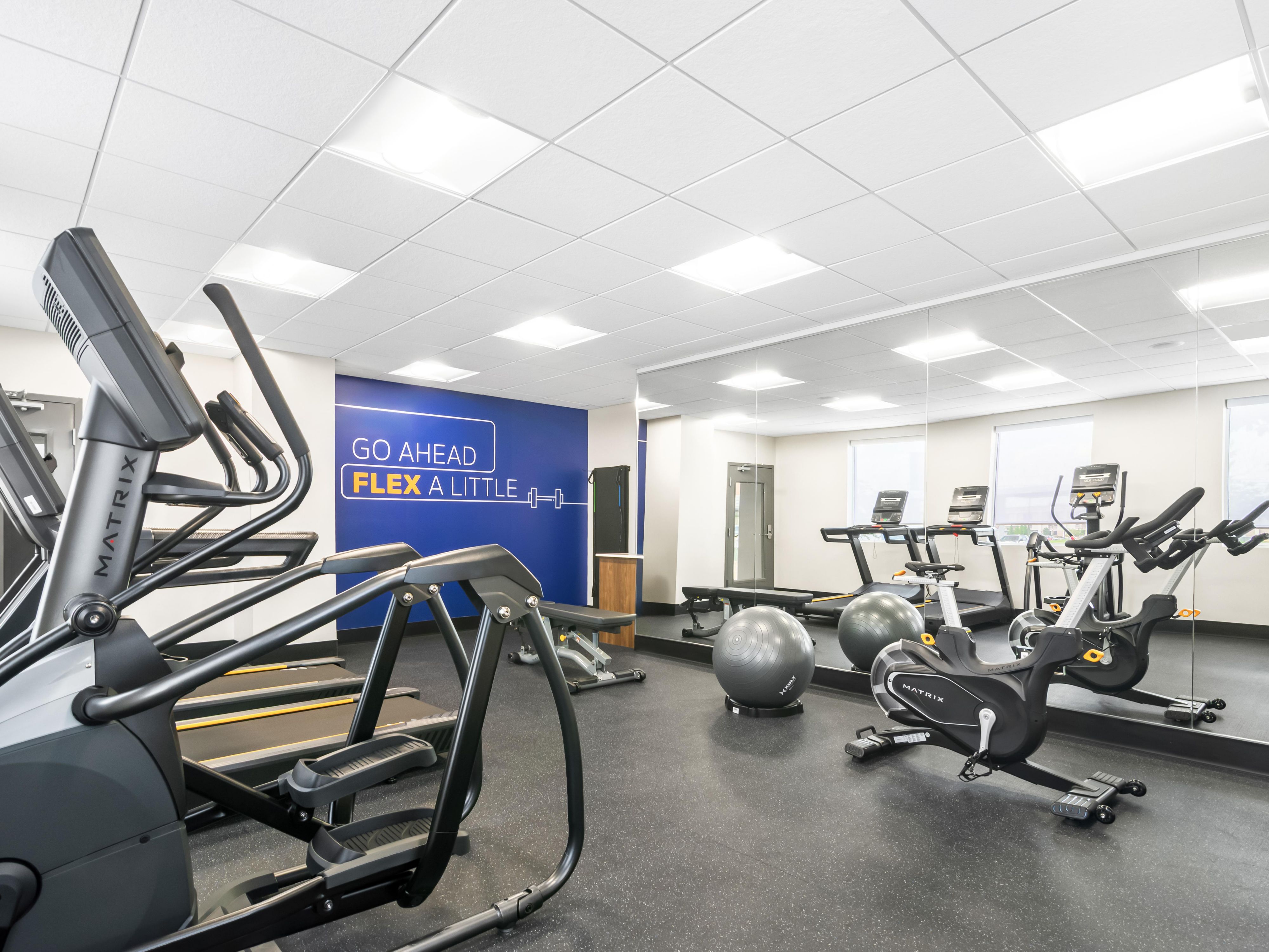 Break a Sweat in Our Modern, Clean Fitness Center!