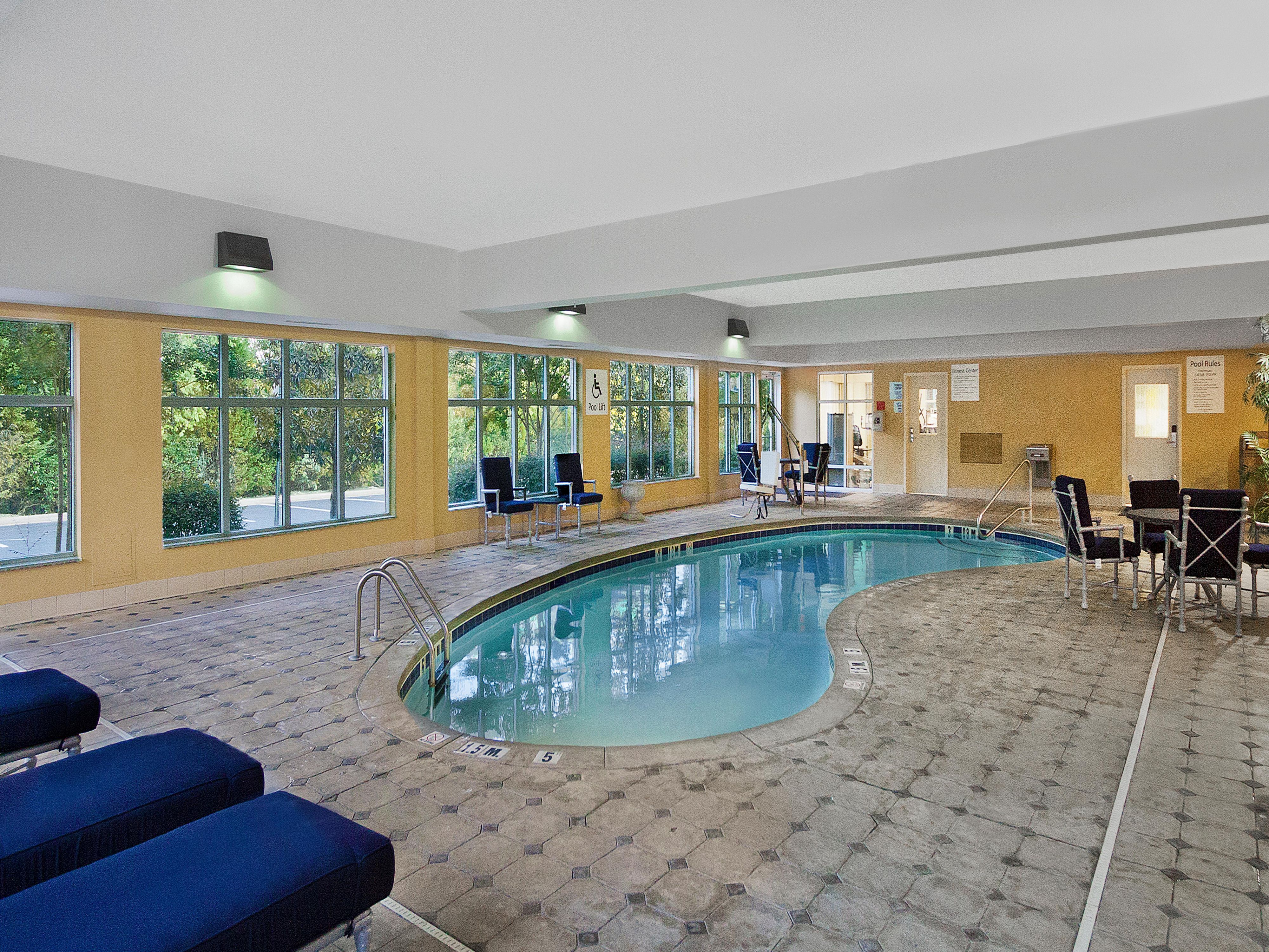Enjoy our indoor swimming pool