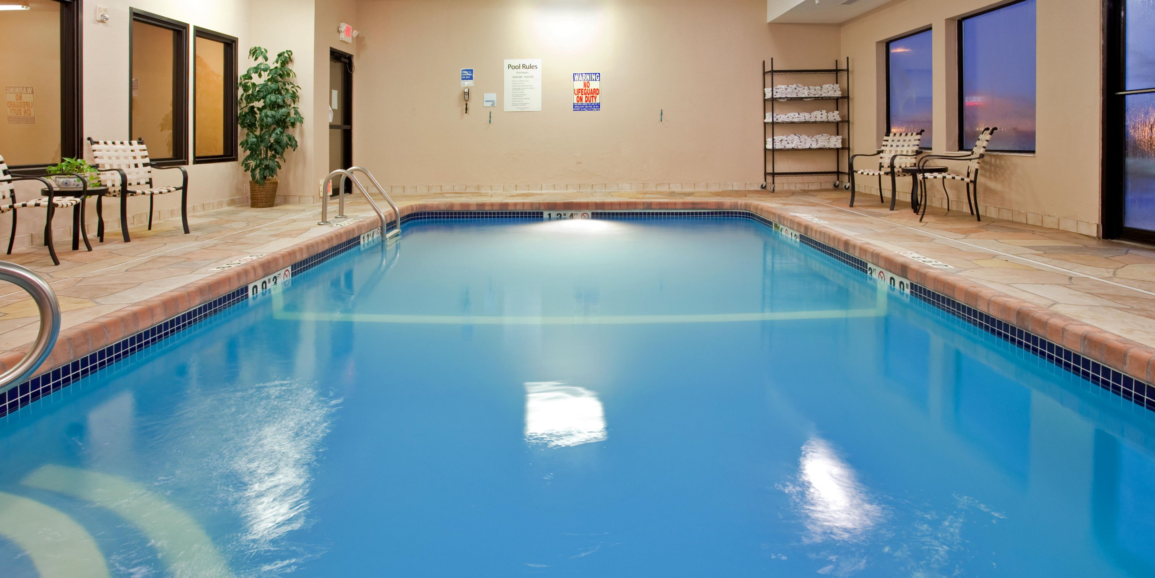 Come enjoy our beautiful indoor pool for winter.