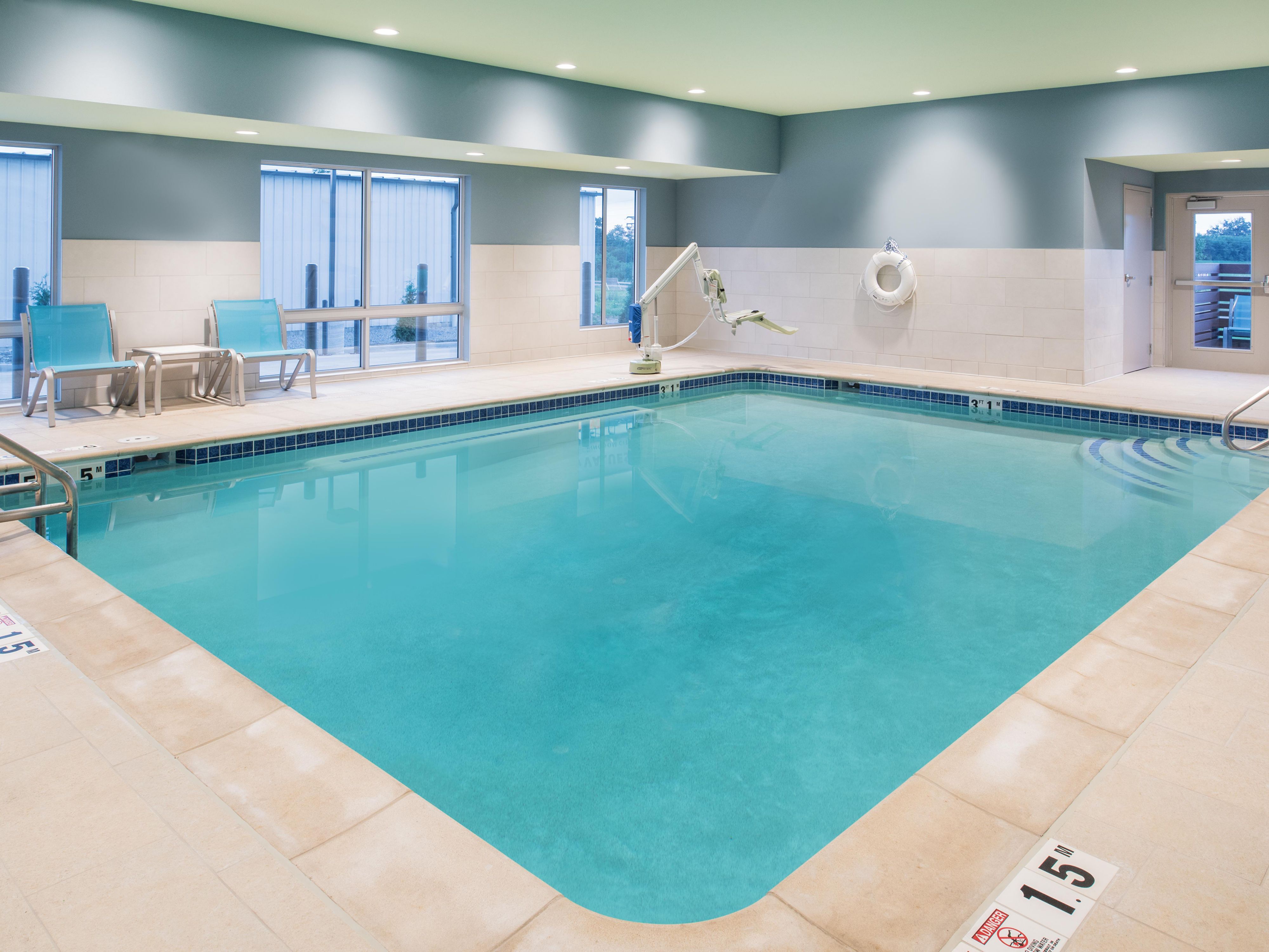 Free Indoor Swimming Pool - refreshing and relaxing