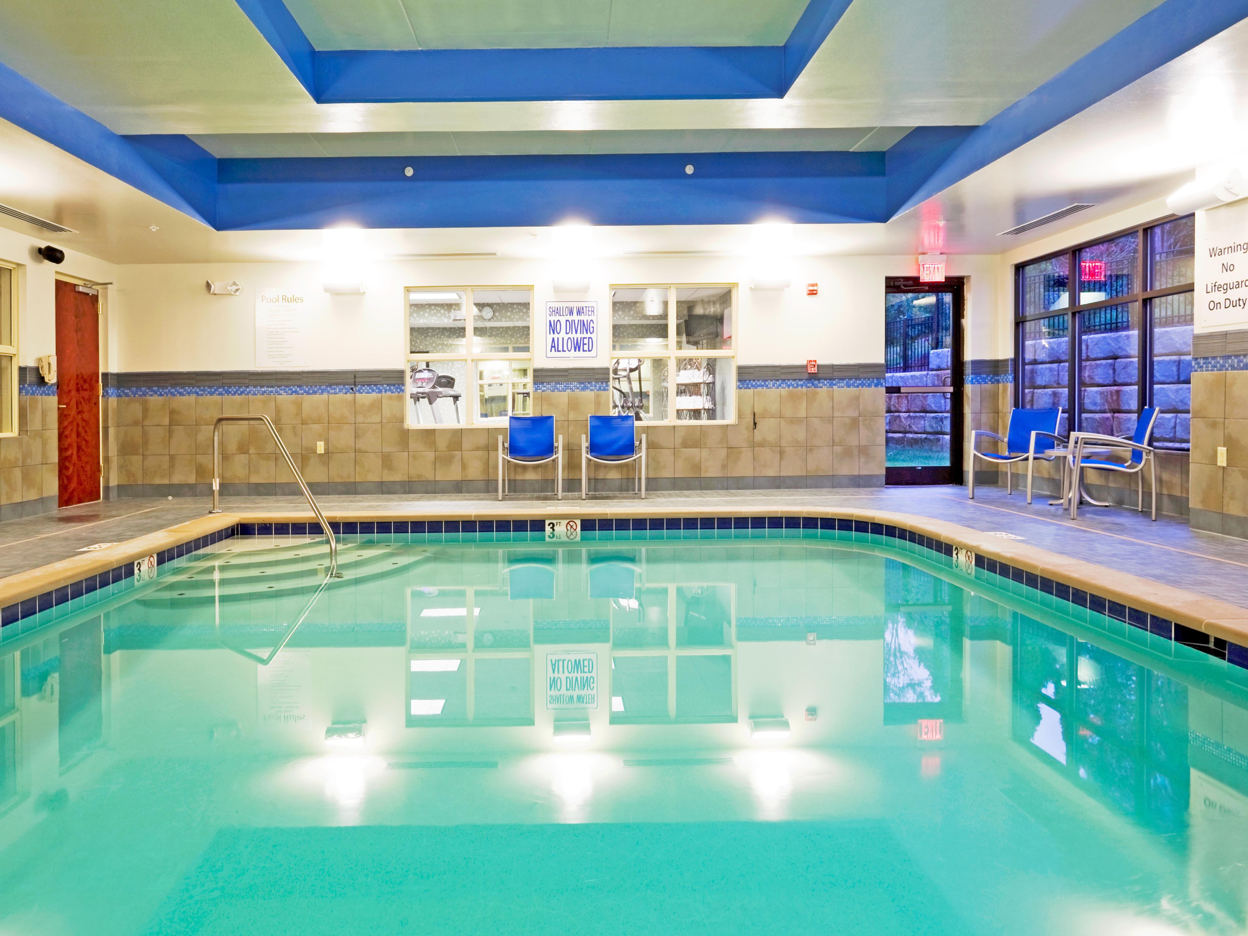 Discover thoughtful amenities at every turn. Get energized in our 24-hour fitness center and relax at our heated indoor pool. Stay connected with complimentary Wi-Fi, enjoy the convenience of free parking, and take advantage of our two EV charging stations. From our prime location to award-winning staff, we ensure an enjoyable stay for every guest.