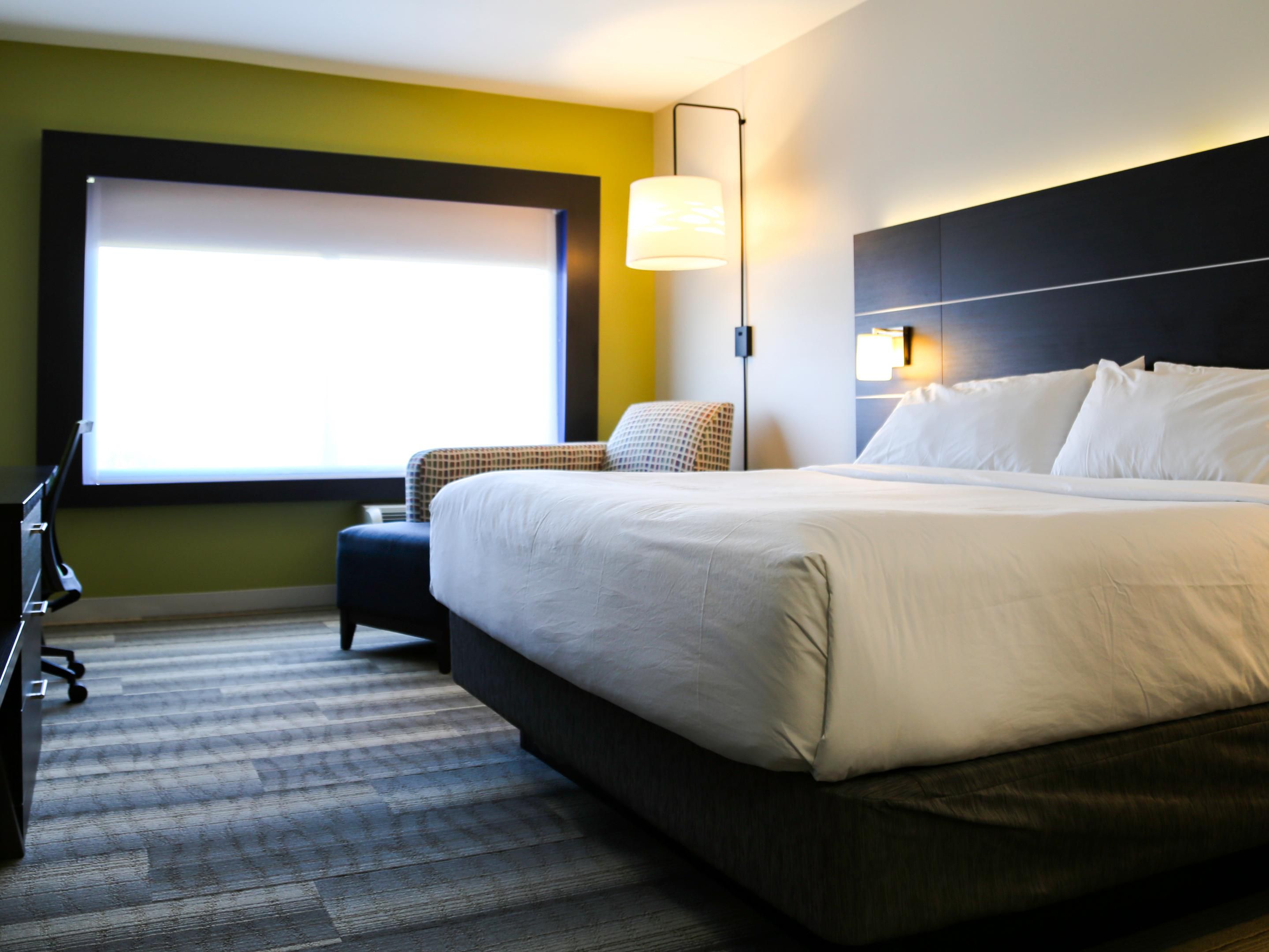 Get a restful nights sleep in our delightful beds.