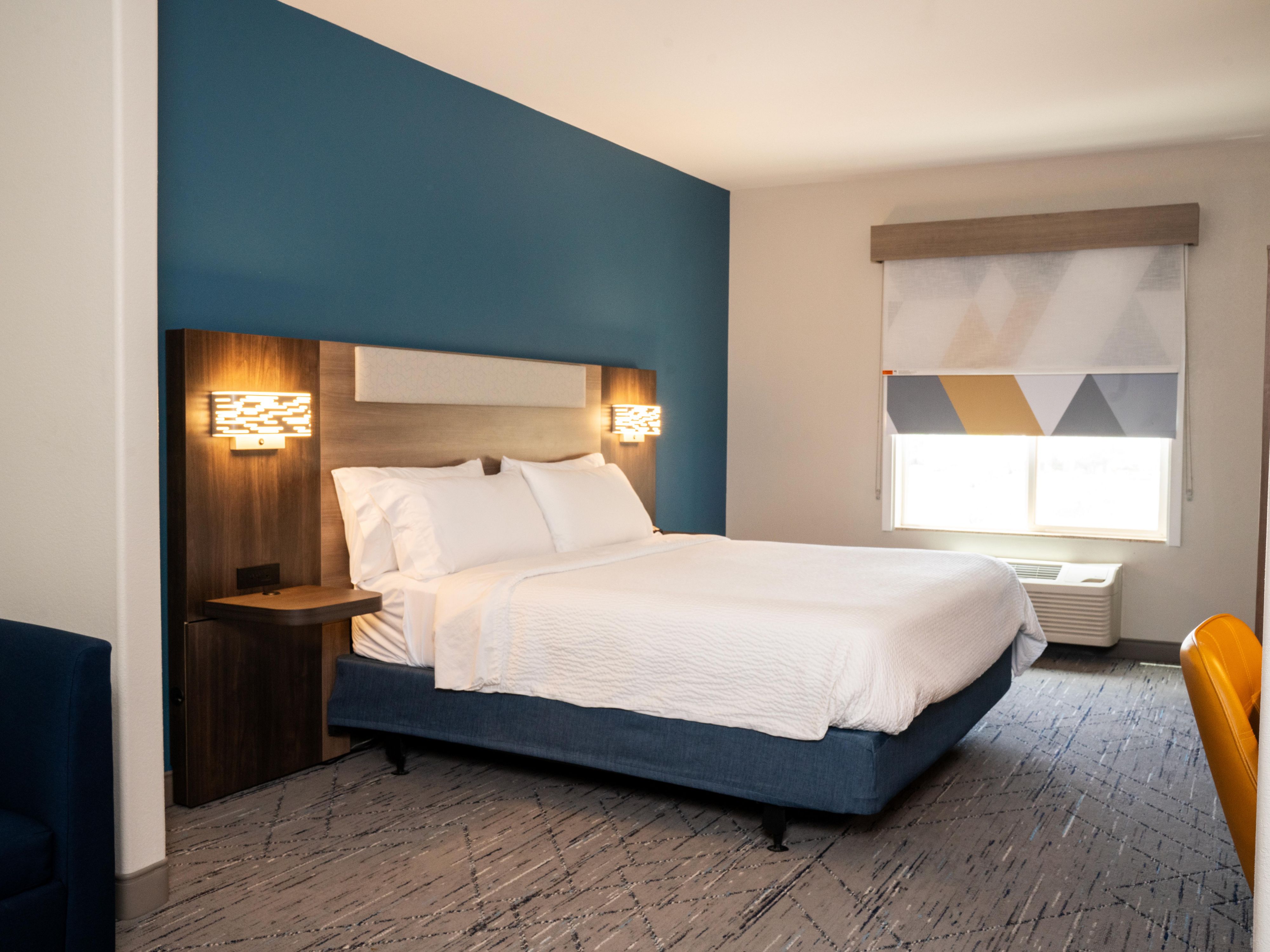 Experience our beautifully newly renovated guestrooms! Each room features a unique, modern design for a stylish and comfortable stay. Choose from inviting king or two queen standard rooms, or elevate your experience in a spacious suite. With options tailored to your needs, your perfect getaway awaits—discover exceptional comfort and elegance today!