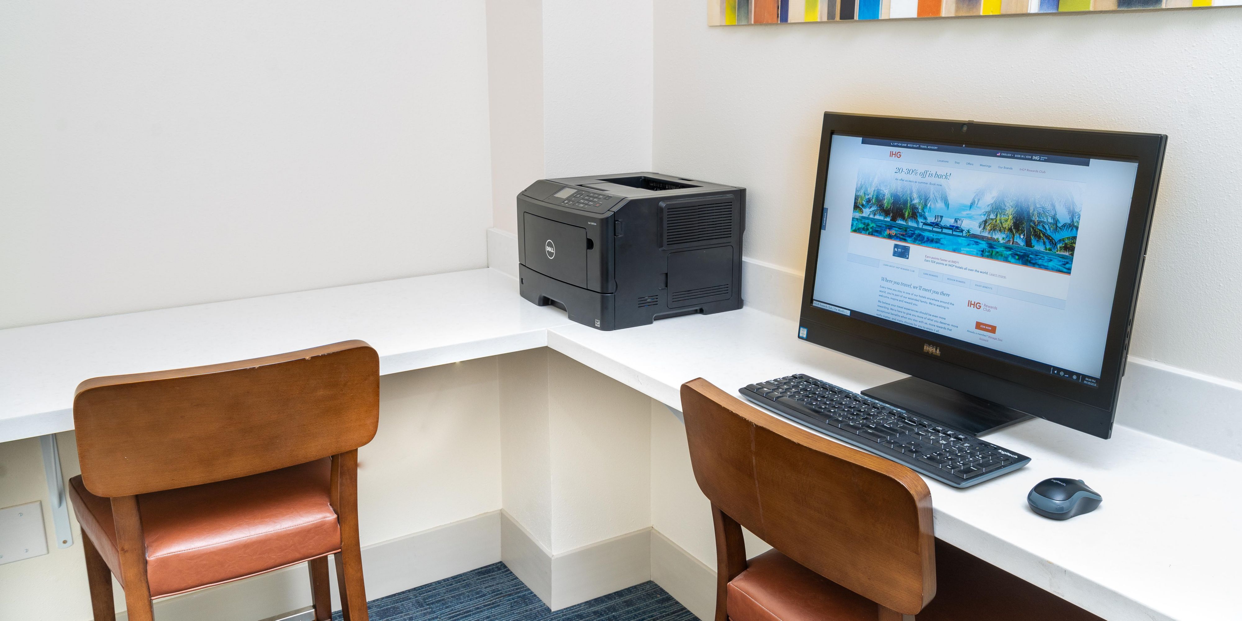 Free High-Speed Internet in all suites. We offer on-site business center with printer and copier.
