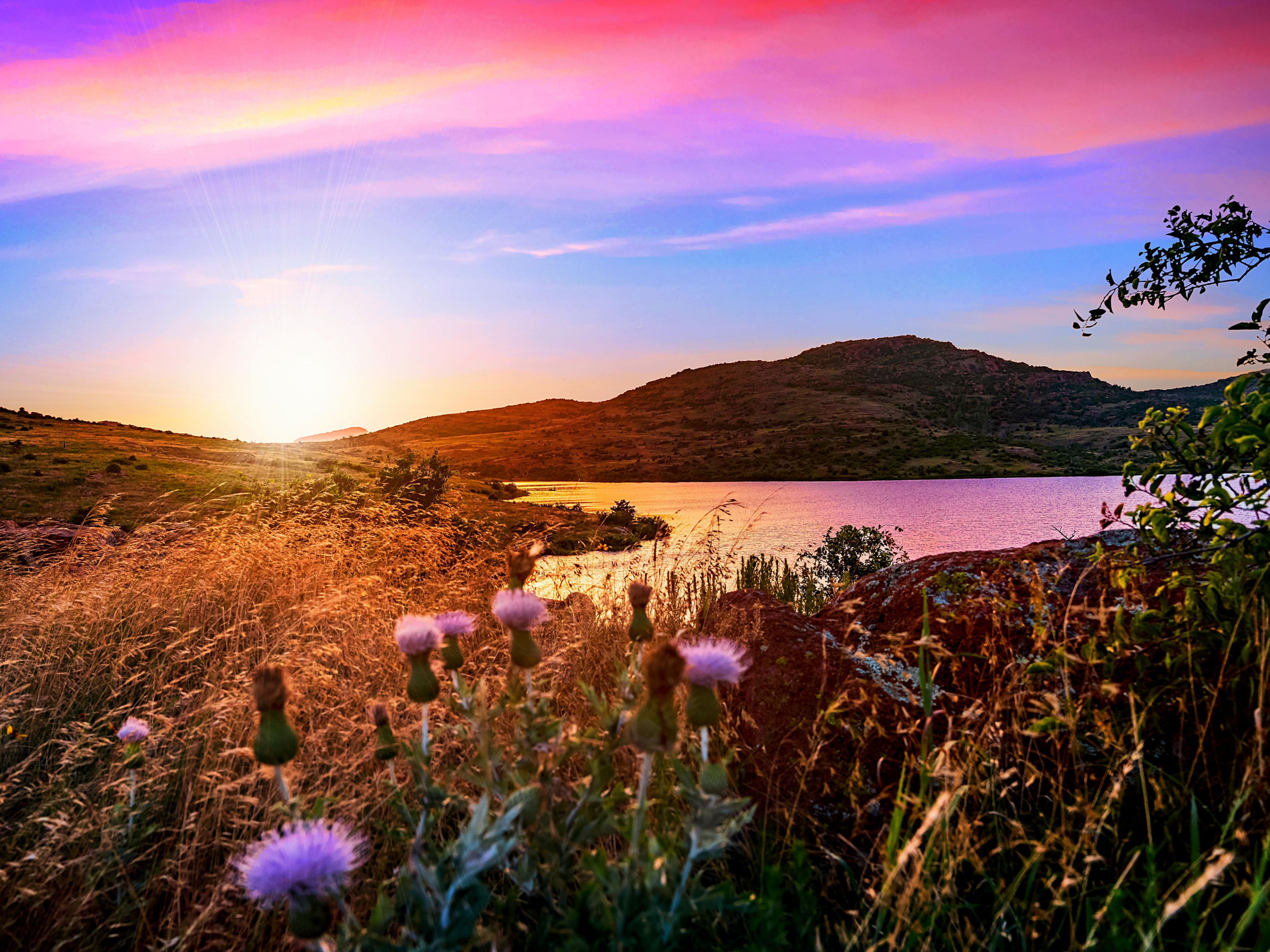 Enjoy natural beauty and fresh air abound during your stay at our hotel in Lawton with a day trip to the Wichita Mountains Wildlife Refuge.  Stop at the Visitors Center, then hike, walk or drive to take in the pristine views.