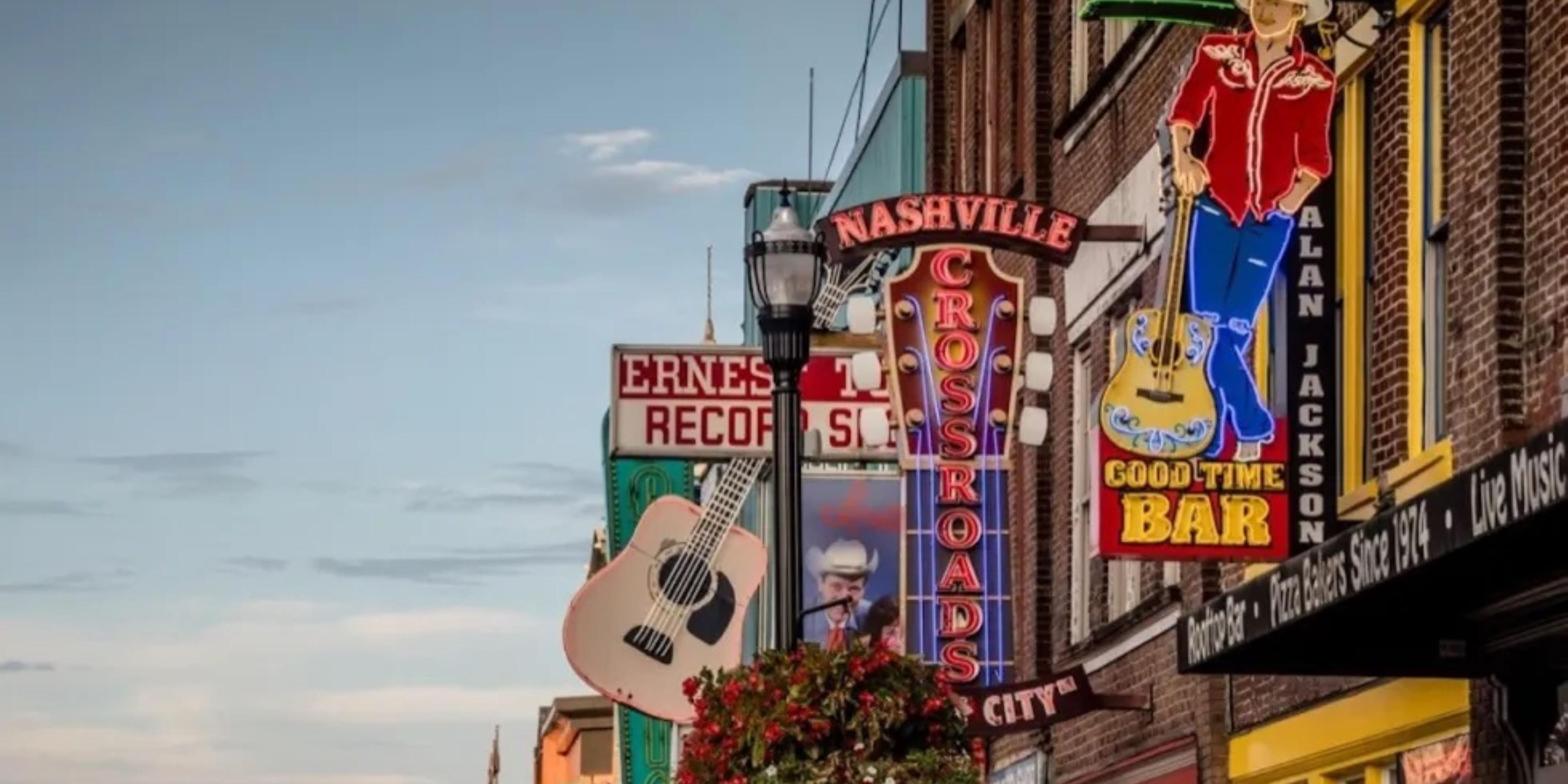 Located only 29 miles from the famous Broadway Street in Nashville TN.  Enjoy our affordable hotel, free parking and spacious rooms with a quick drive to Broadway Street in downtown Nashville TN.
