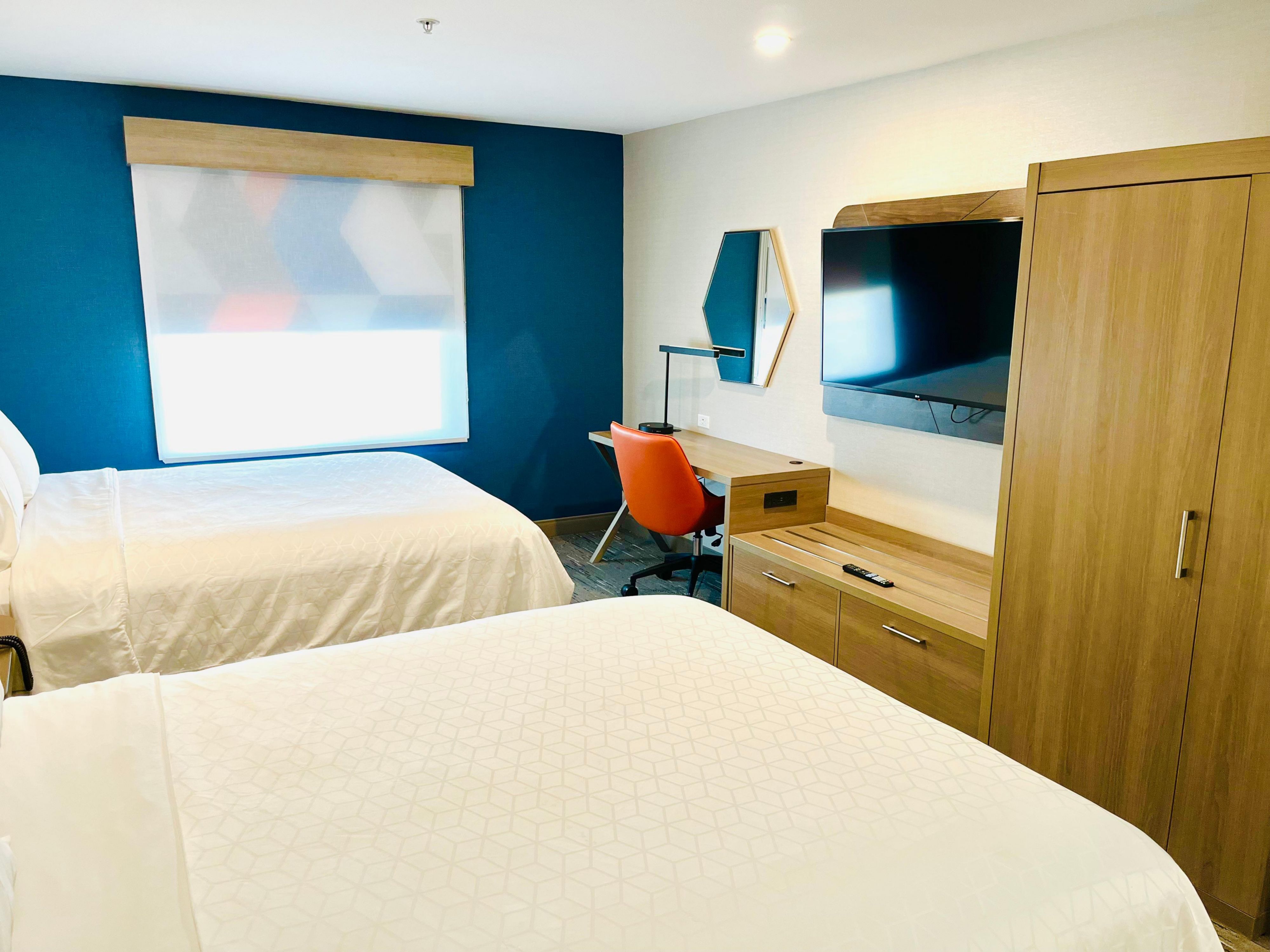 Plenty of space in our Two Queen Standard bedroom. 