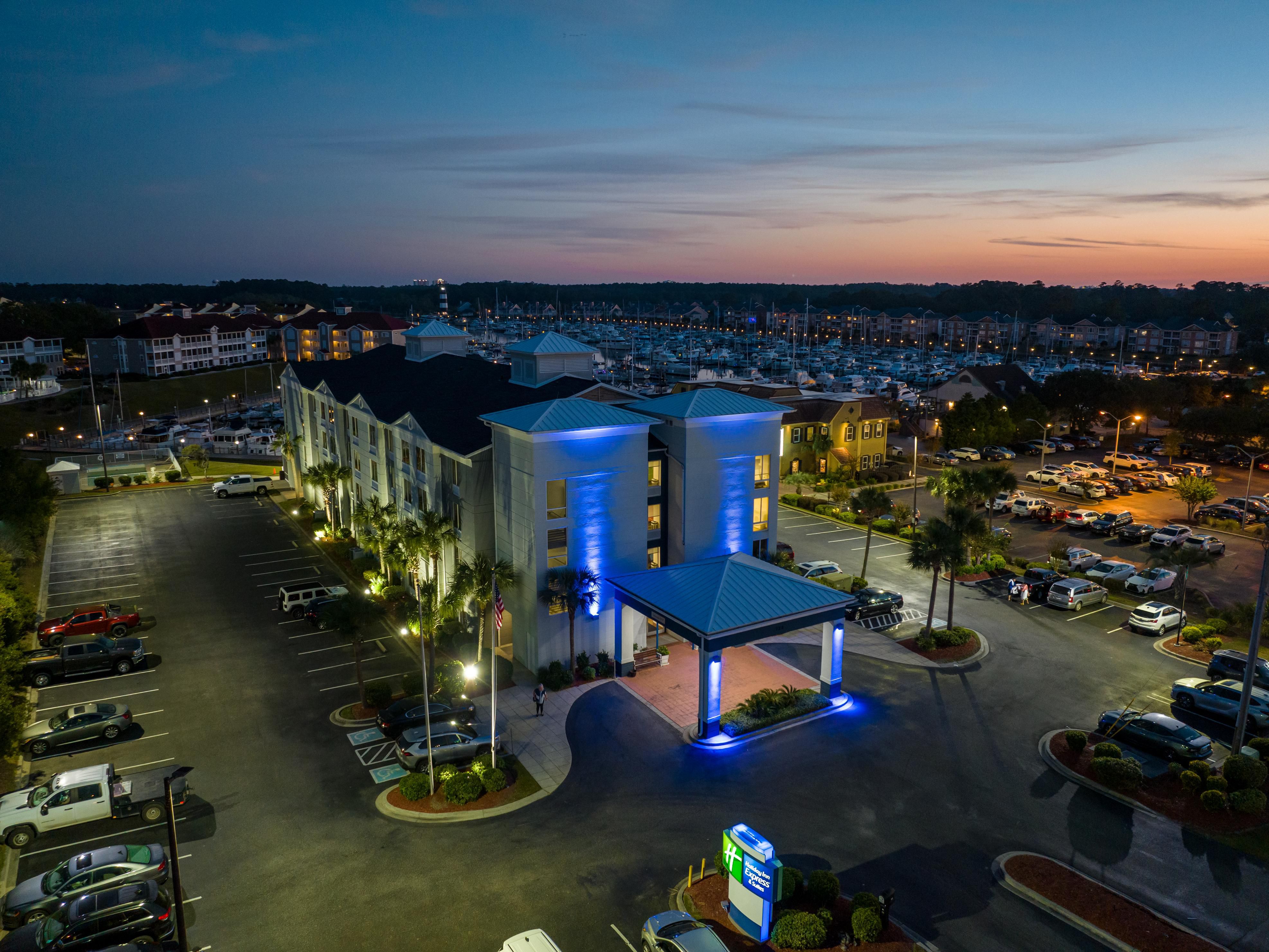 Night Shot of our beautiful hotel.