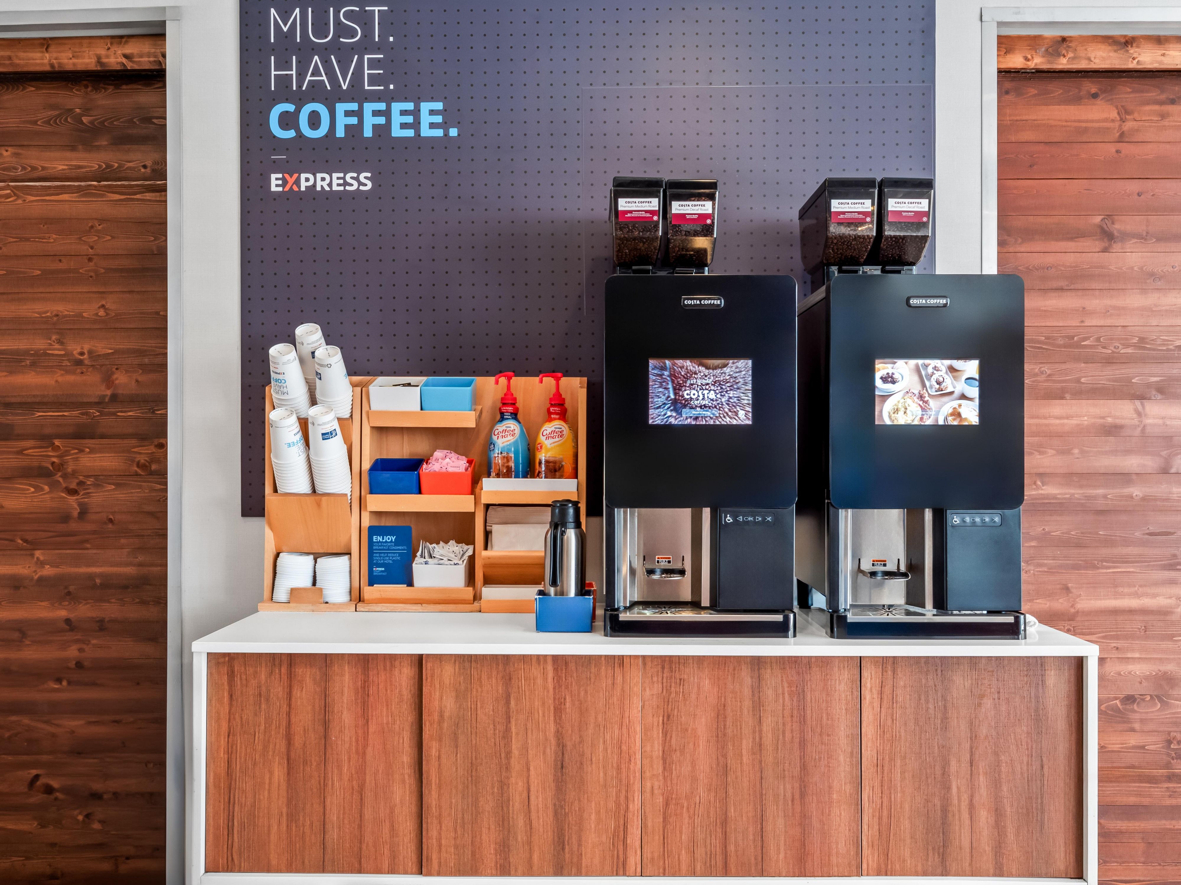 Savor the taste of freshly brewed coffee around the clock with our new bean-to-cup coffee machine, available 24/7 in the lobby. Elevate your stay with us and relish every sip of our exceptional coffee!