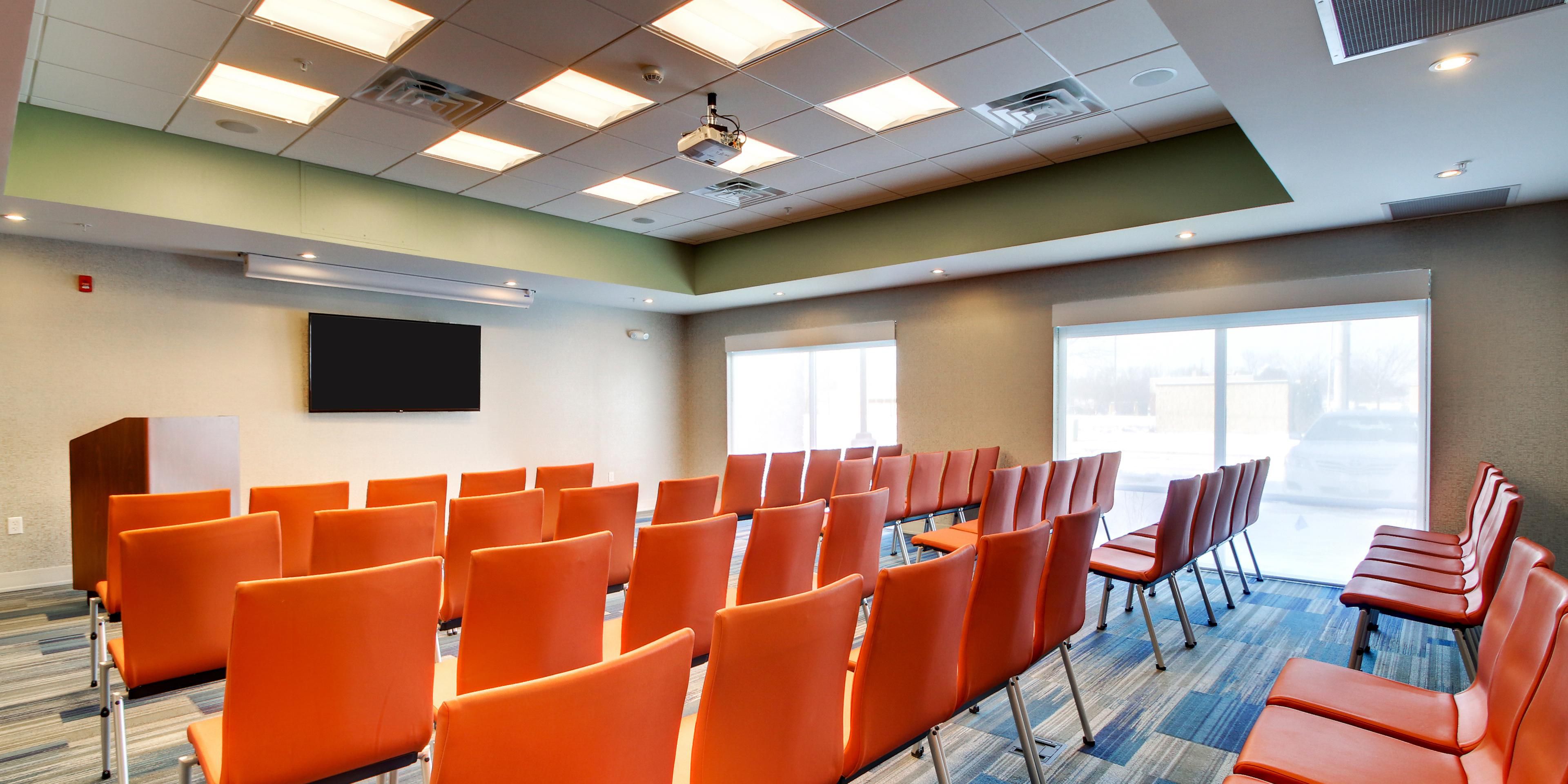 With two meeting rooms and 1,077 square feet of meeting space, we can host your next business meeting, bridal or baby shower, or any other meeting or social event. 