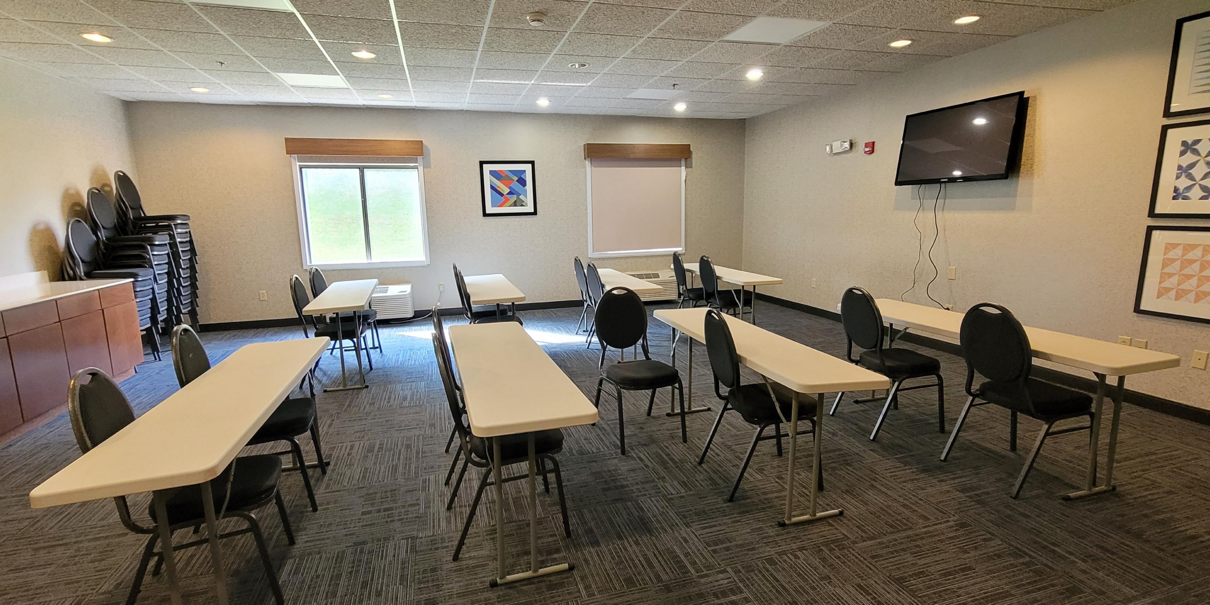 We offer a meeting space that can be used for any special event. We have the space for baby showers, wedding showers, family reunions, birthday parties, graduations, Etc.! Schedule a time to check it out today!