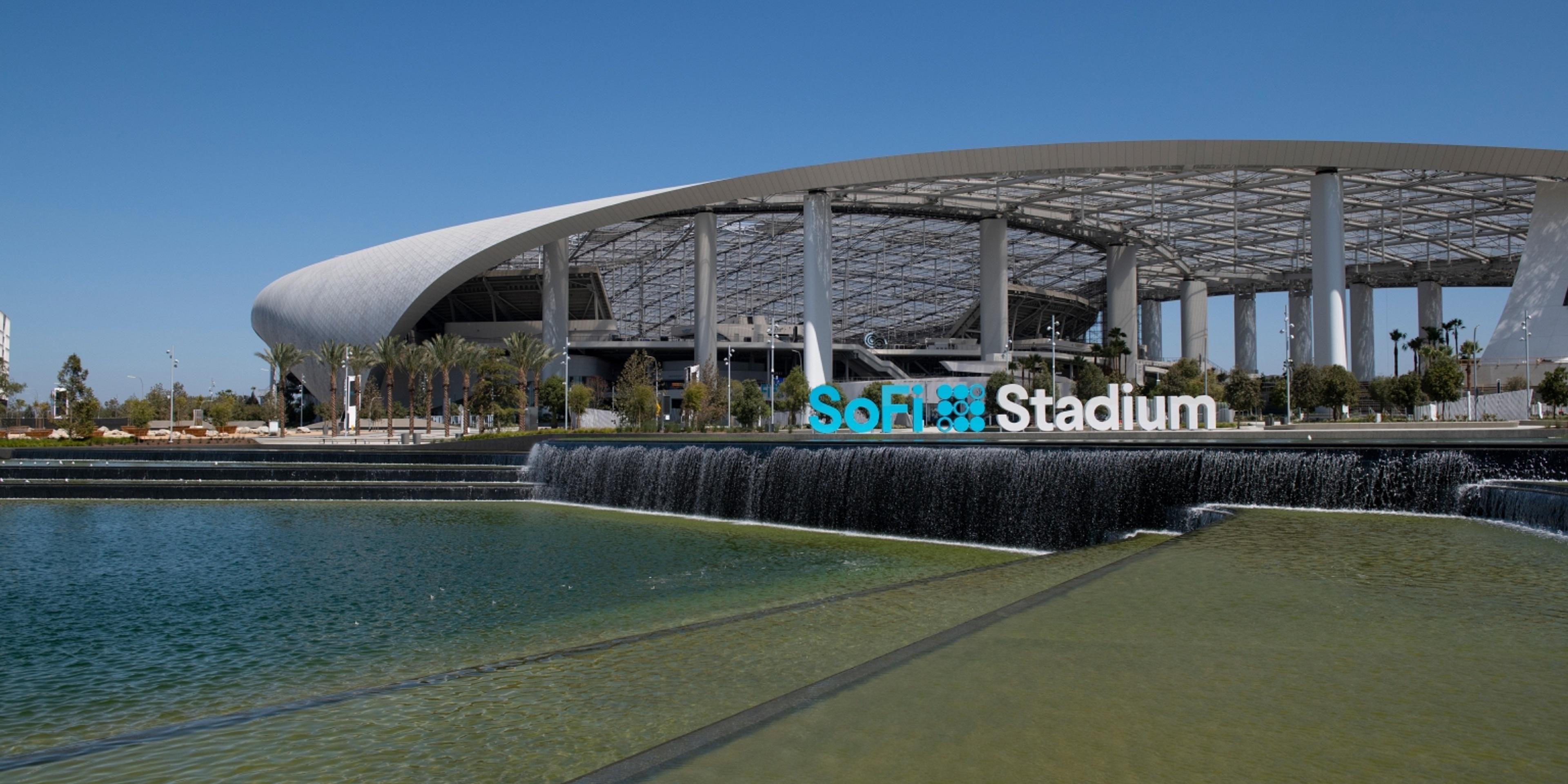 15 miles away from SoFi stadium, a new entertainment complex and home of the LA Rams and LA Chargers. Scheduled to host Super Bowl LVI, WrestleMania 39 and 2028 Summer Olympics.