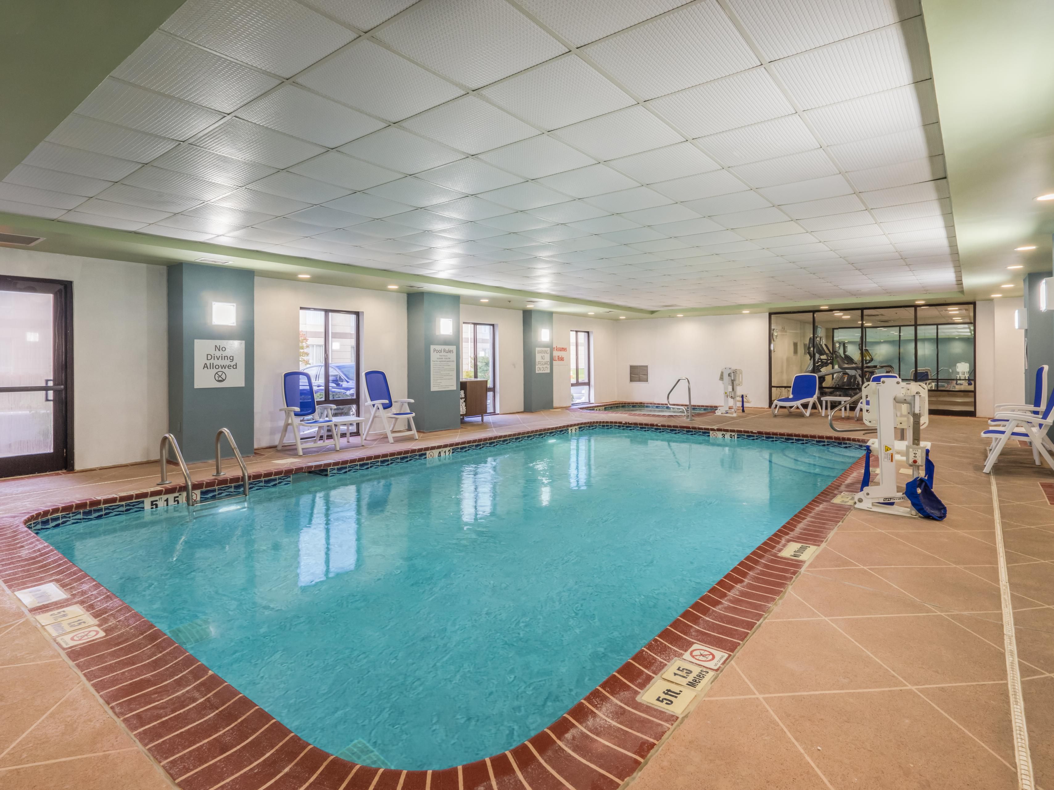 Rain or shine, winter or summer - enjoy our indoor pool all year round! Bring the kids for a weekend getaway or just wind down after a long day of meetings - our pool is open 365 days a year!
