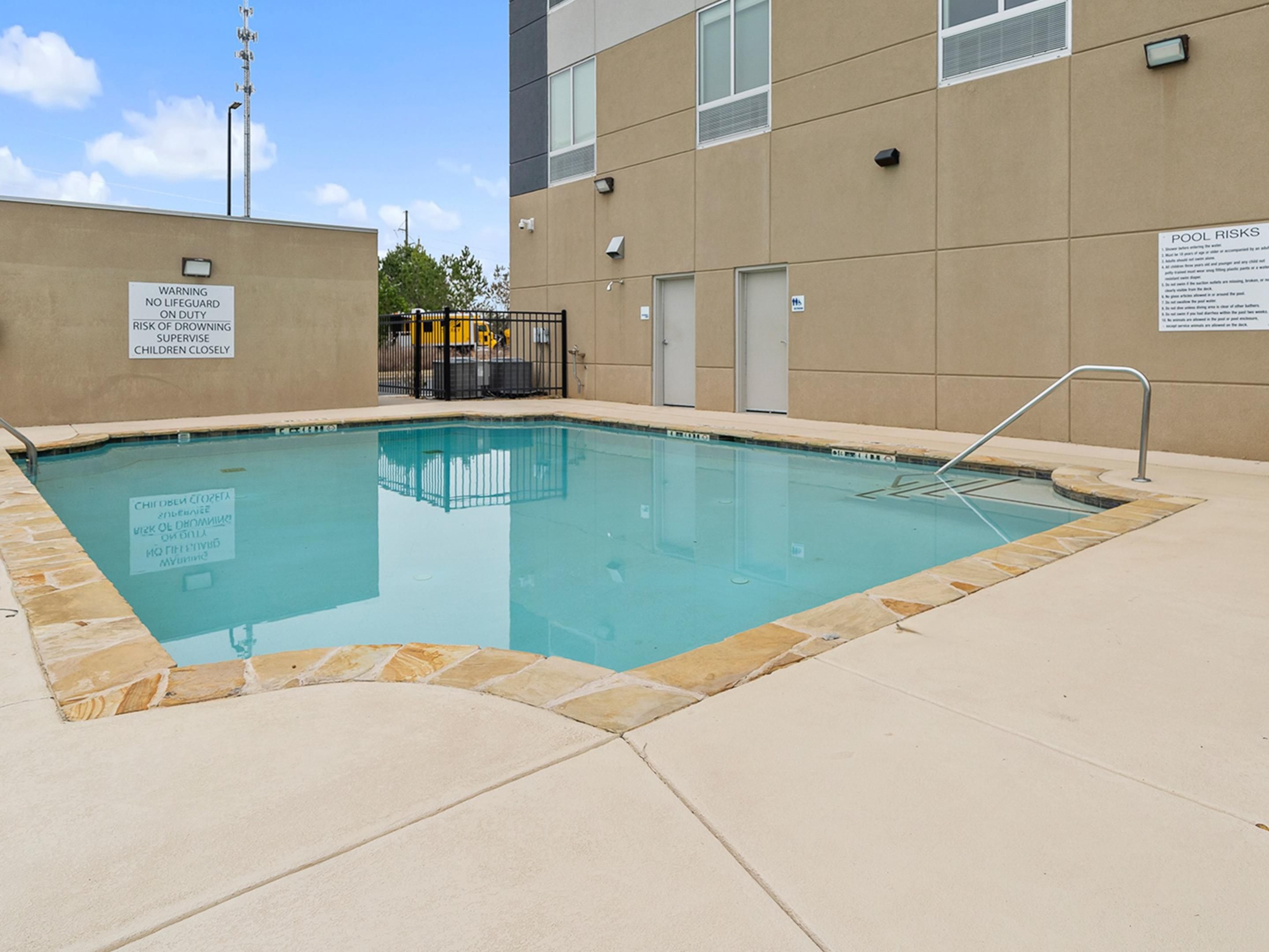 Our swimming pool is a perfect retreat for health and wellness.