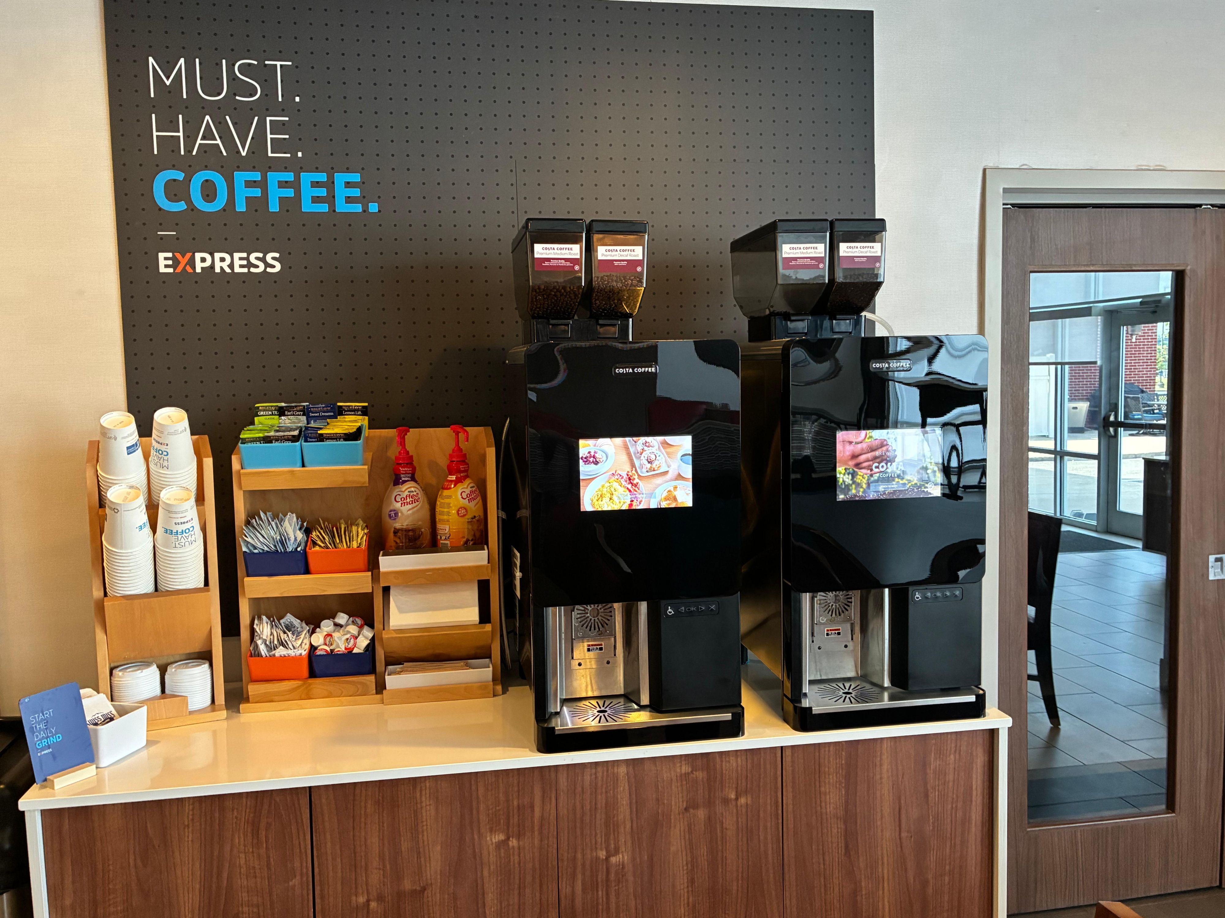 Savor the taste of freshly brewed coffee around the clock with our new bean-to-cup coffee machine, available 24/7 in the lobby. Elevate your stay with us and relish every sip of our exceptional coffee.