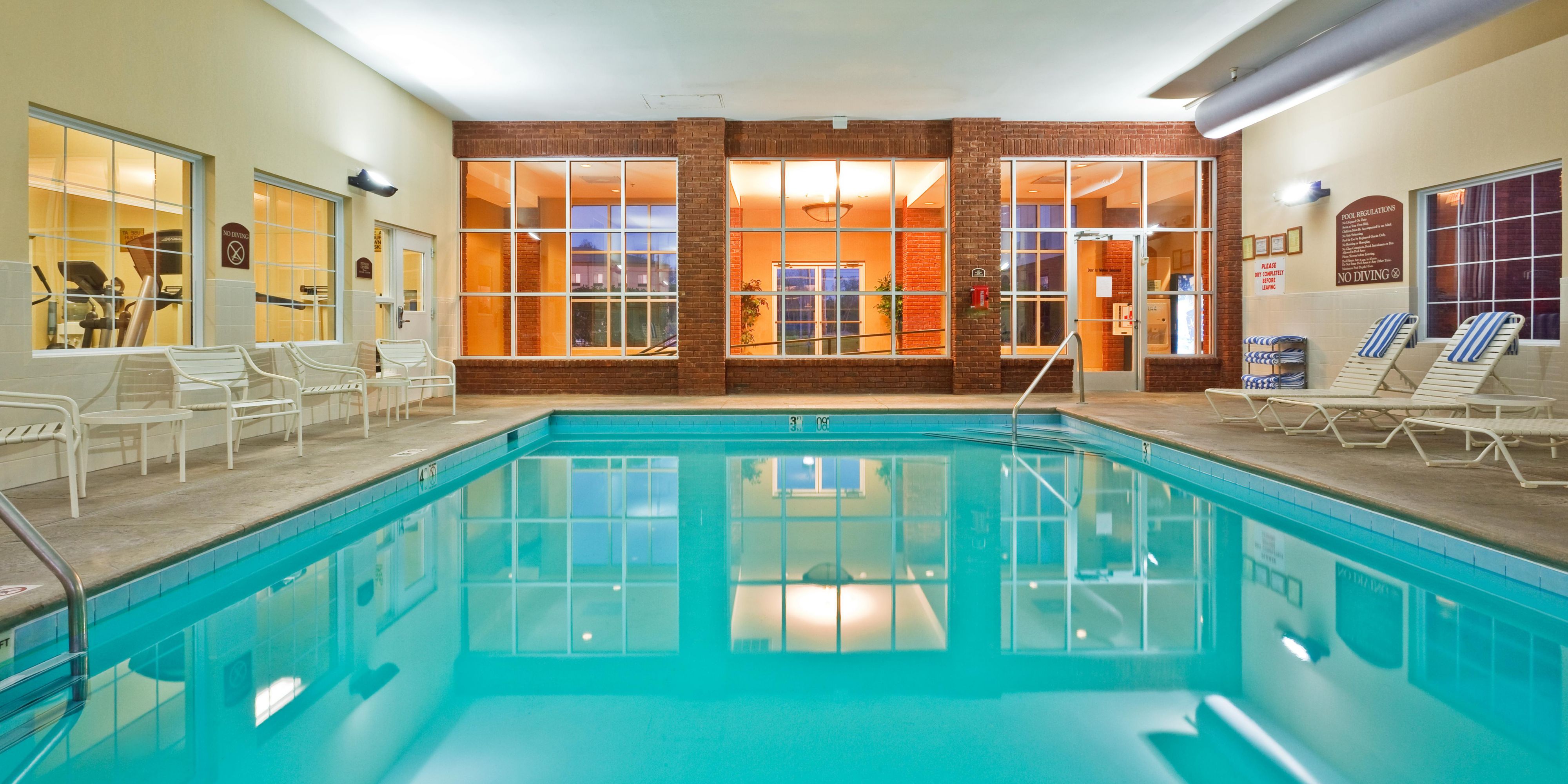 Our pool and fitness center are currently open, but we are limiting the capacity so we can socially distance. 