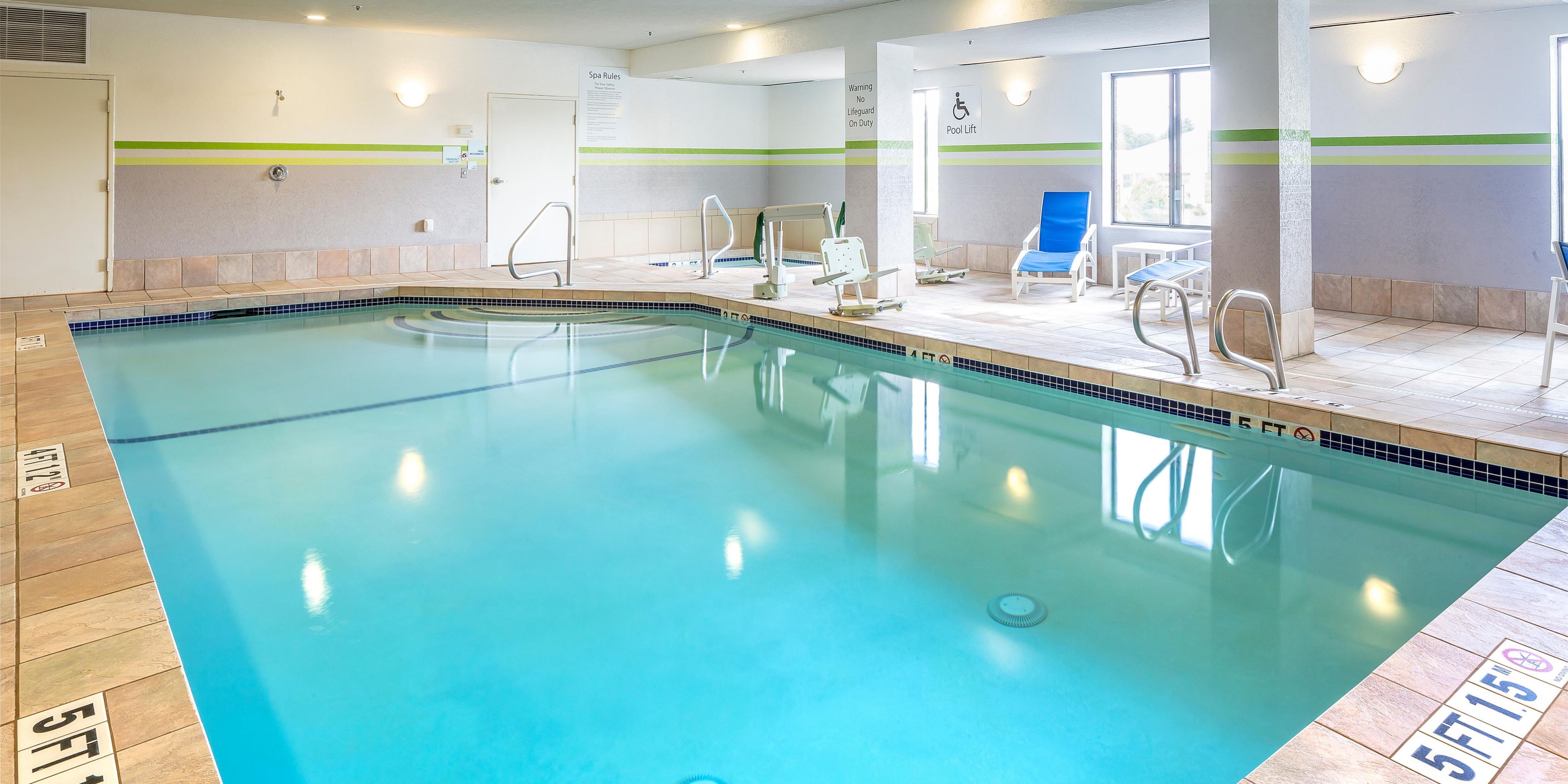 Check out our heated, indoor pool while visiting Manchester, NH. Try our whirlpool! Great for kids.