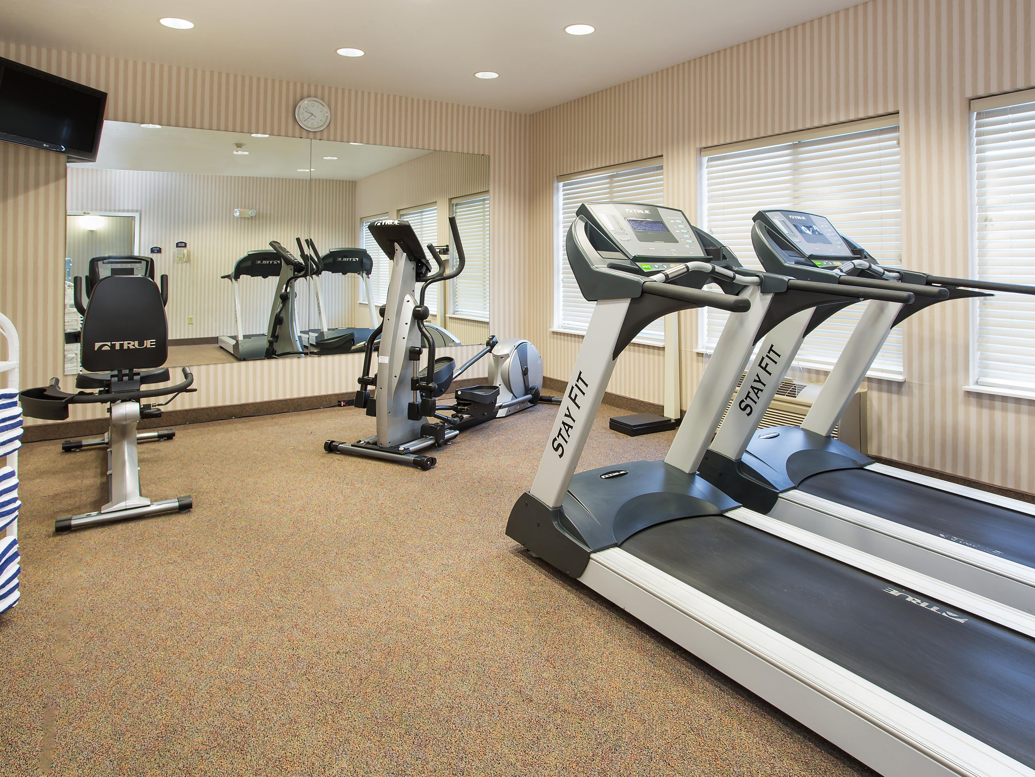 Workout in our well-equipped Fitness Center