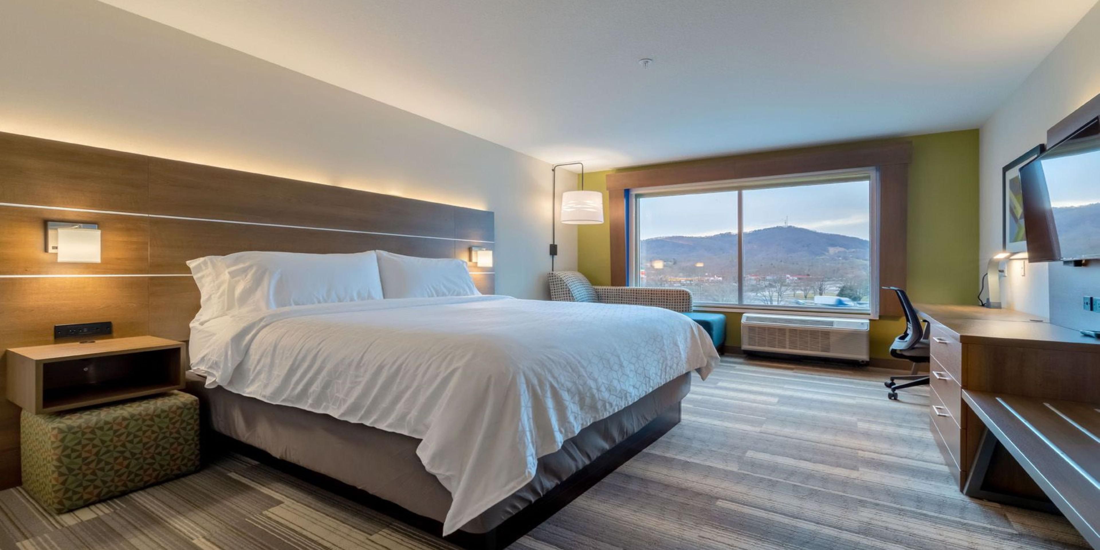 There is no charge for WIFI at our new hotel in Marion. Surf the web or get more work done while relaxing in your room. 