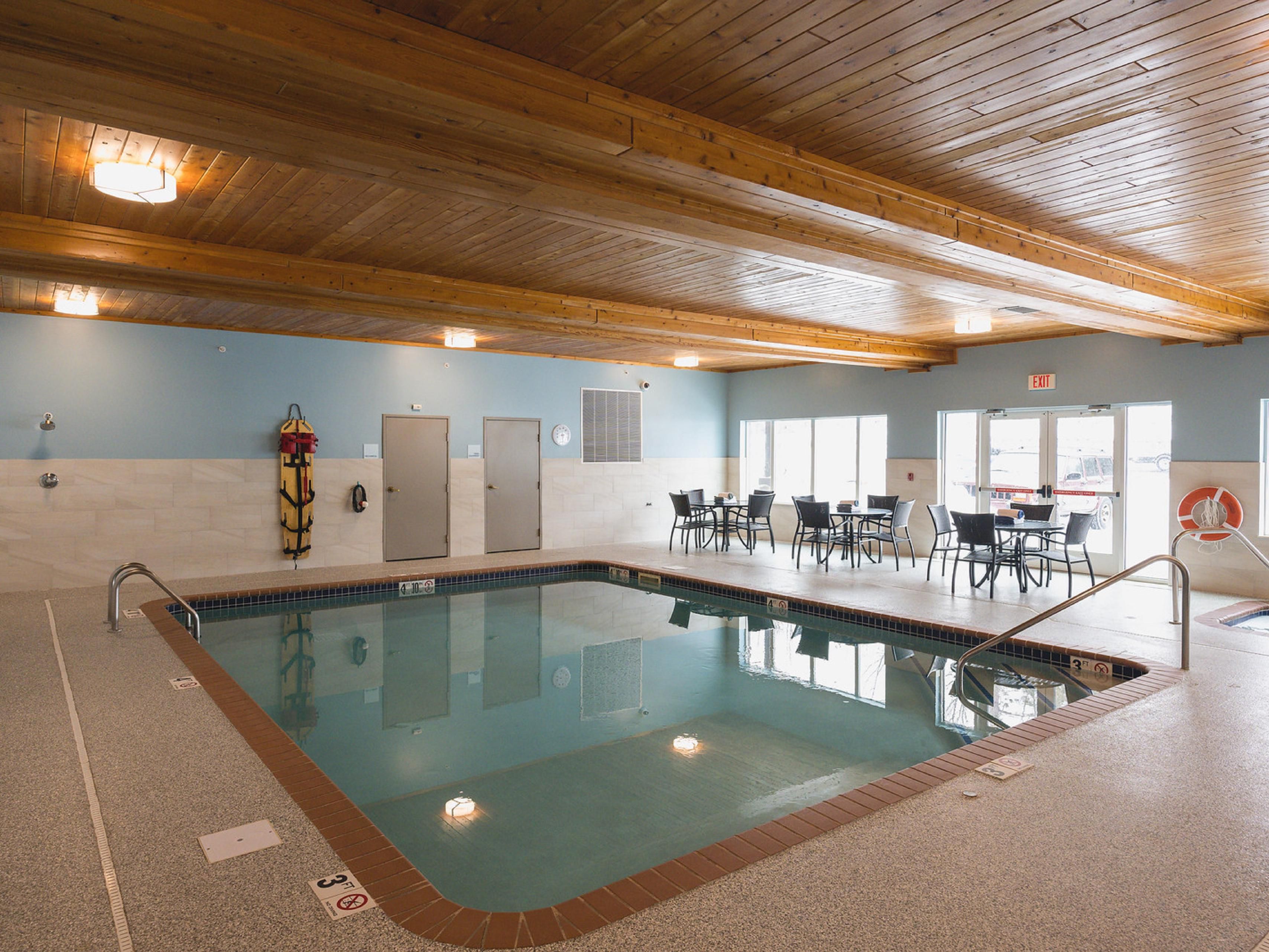 Enjoy year-round swimming in our inviting indoor pool.