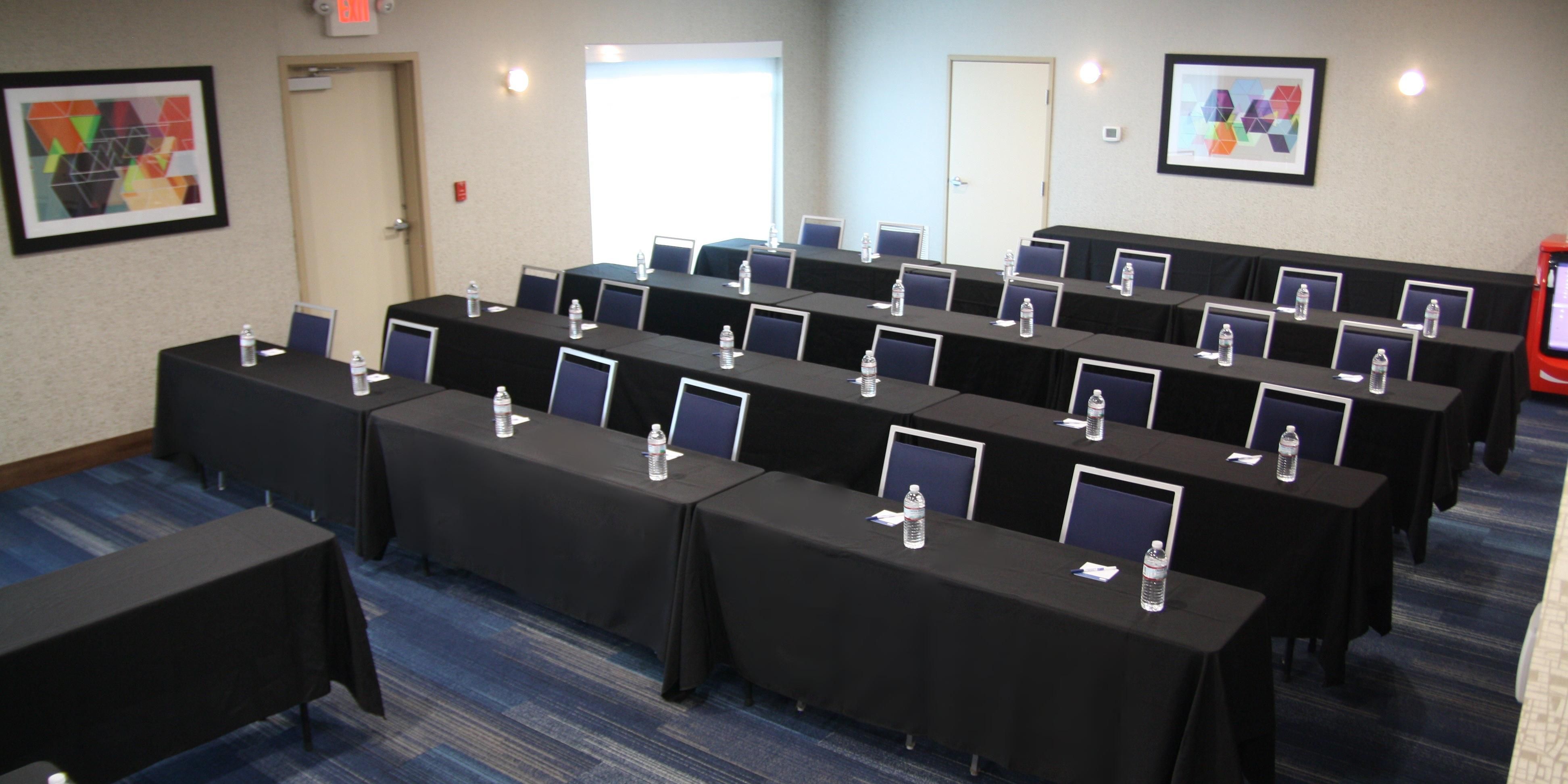 It's our goal to make your meeting one of a kind! Our location offers the opportunity for you to host up to 40 people and make the choices that suite your meeting.  Choose a low key lunch catered in from award winning local restaurants or offer your attendees the option to stretch their legs and head out for lunch.  Our room is your best choice!