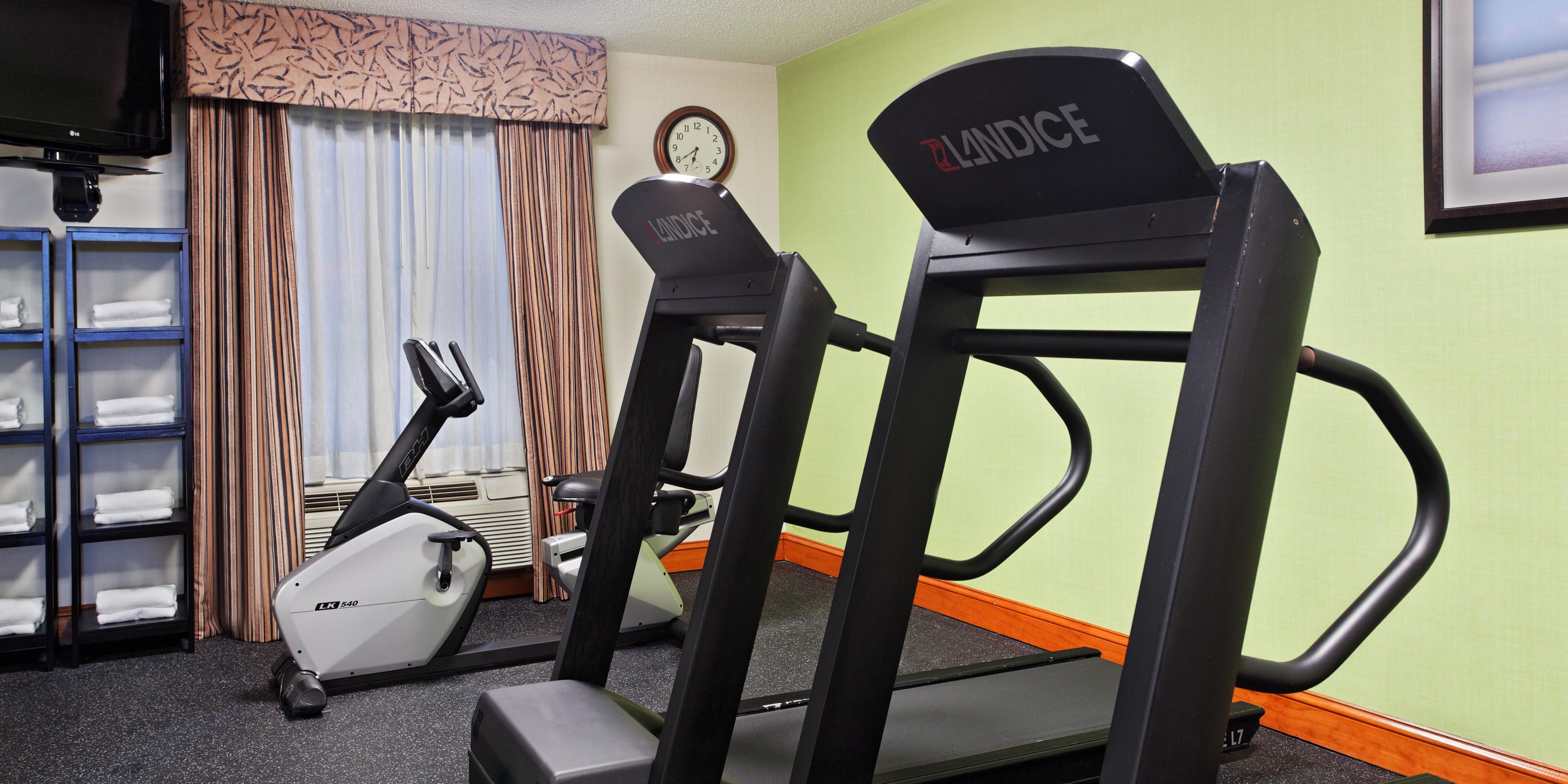 Enjoy working out in our Fitness Center. There are also several walking trails in the area.