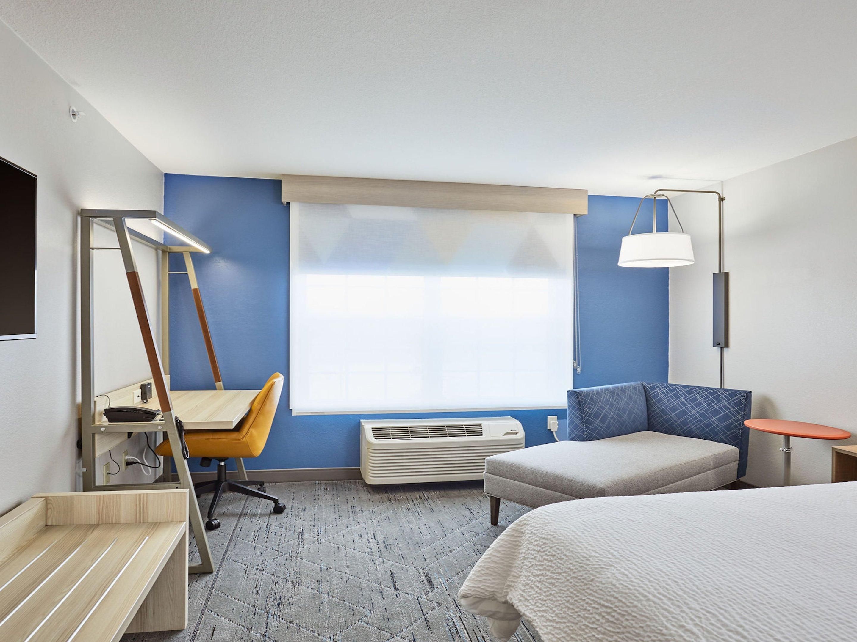 Guest room with Keurig coffee machines