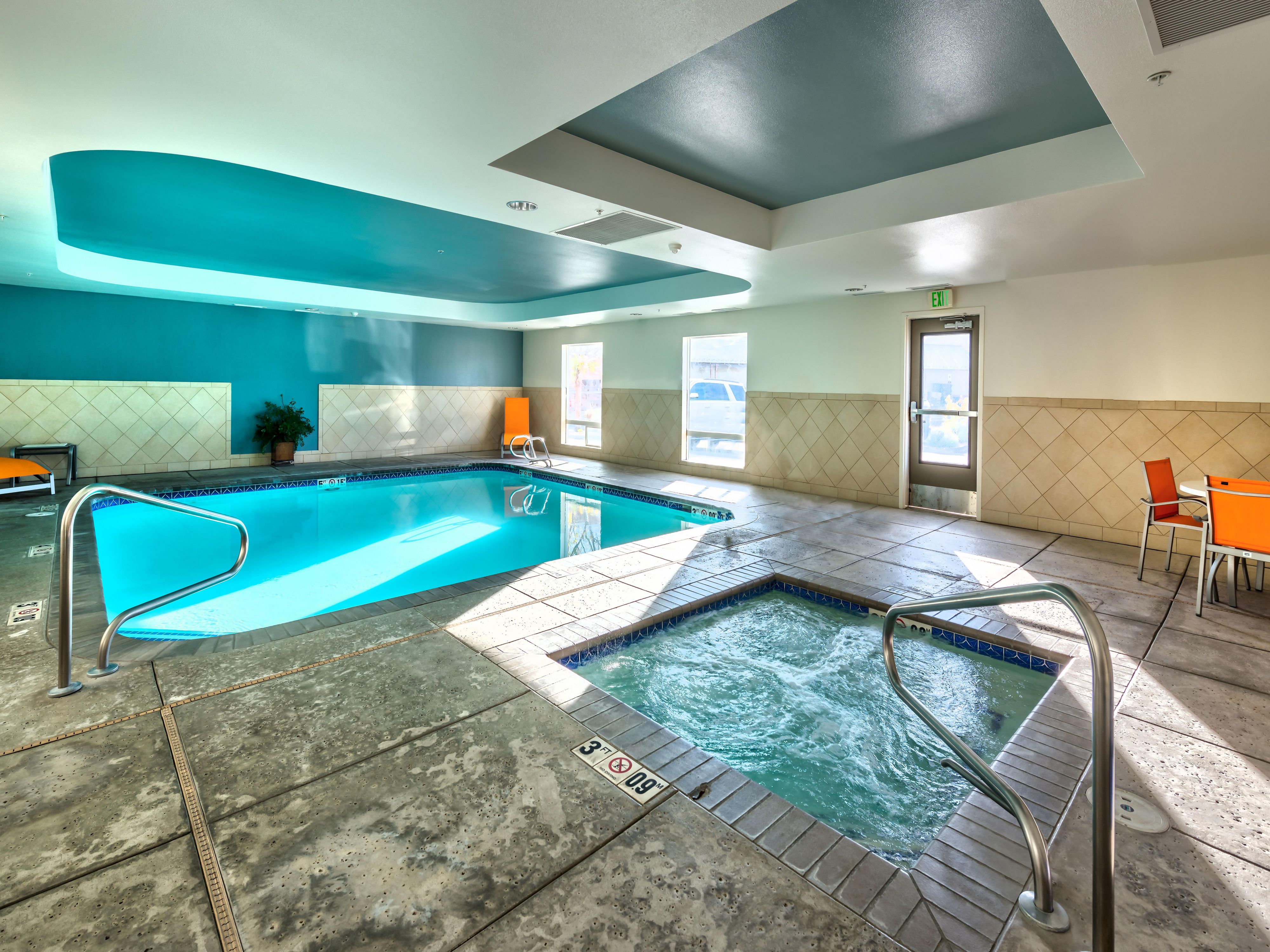 Indoor pool and spa