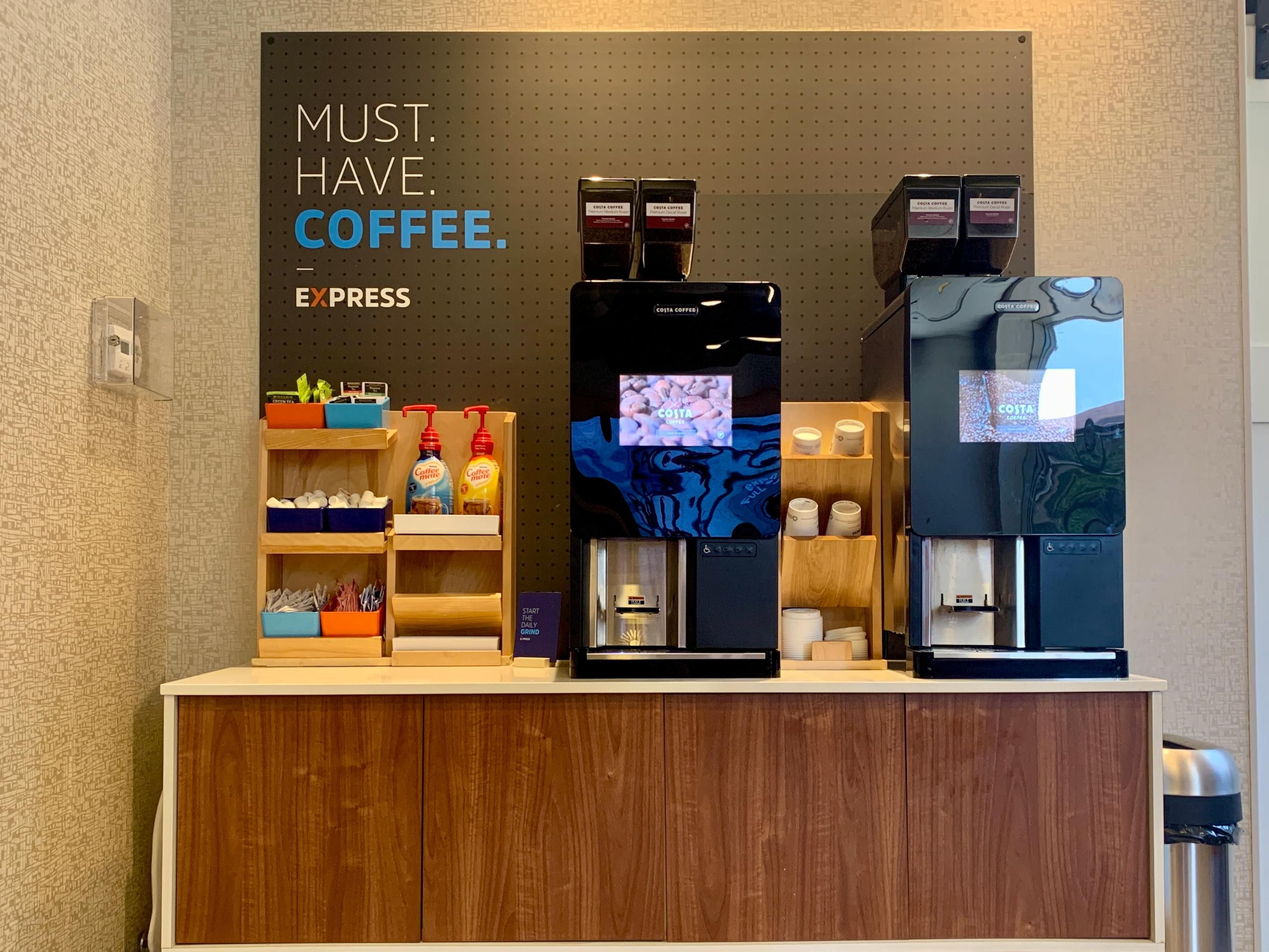 Savor the taste of freshly brewed coffee around the clock with our new bean-to-cup coffee machine, available 24/7 in the lobby. Elevate your stay with us and relish every sip of our exceptional coffee!
